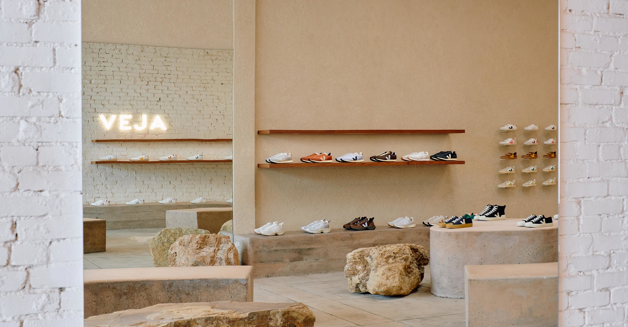 Interior of Veja Venice store in Los Angeles