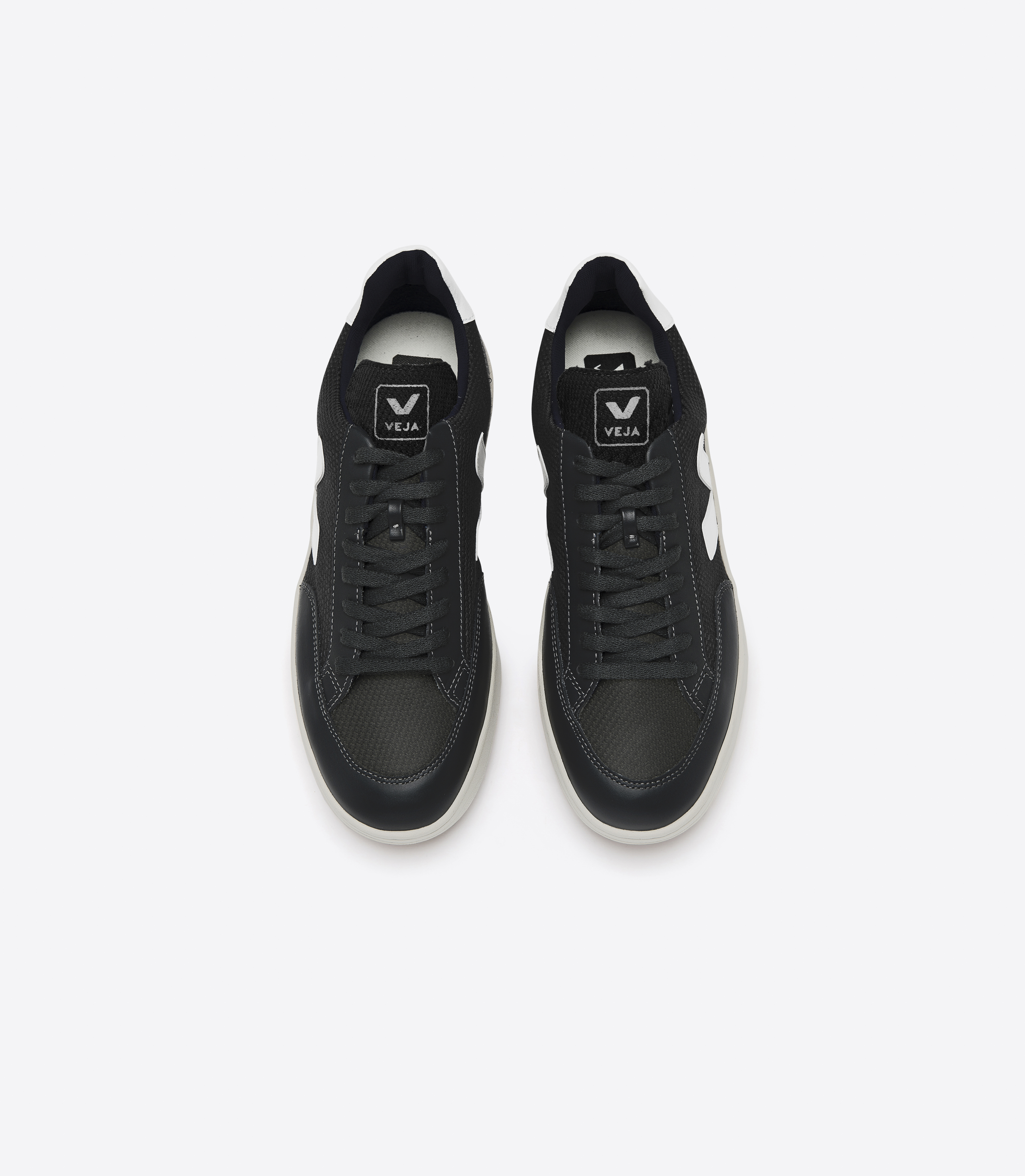 V-12 B-MESH BLACK WHITE | VEJA