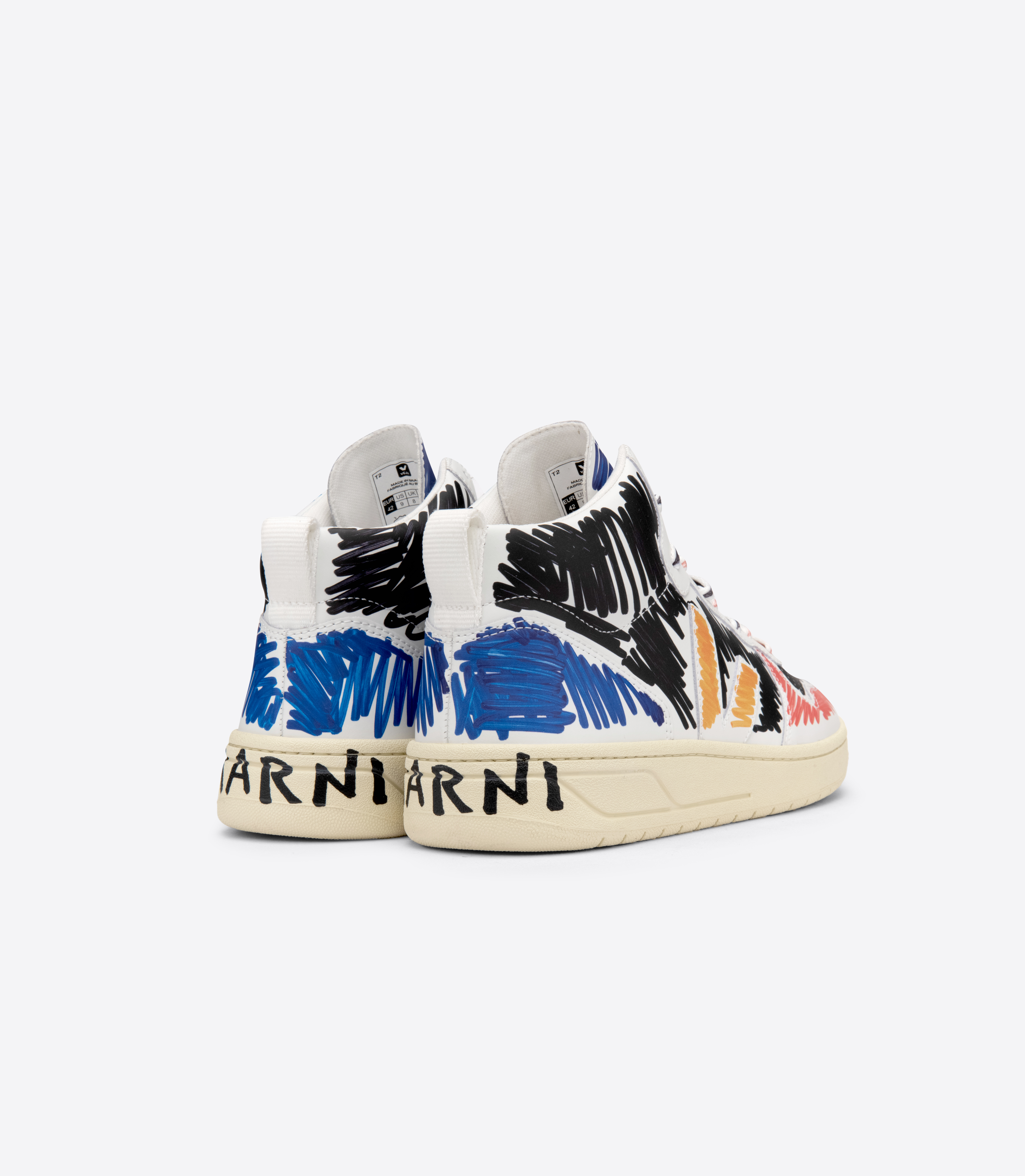 V-15 LEATHER VEJA X MARNI BLACK | VEJA