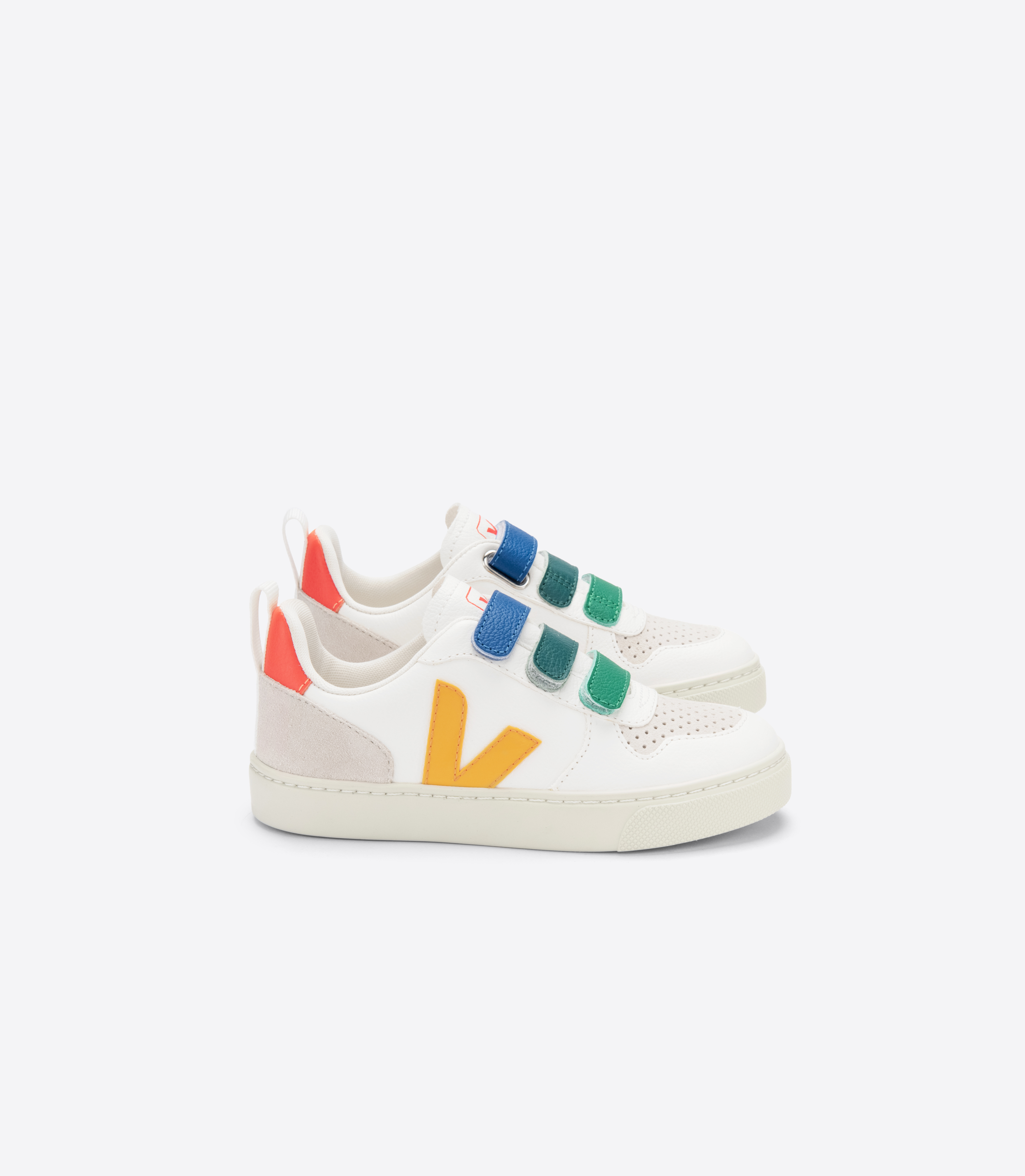 V-10 LEATHER MULTICO WHITE OURO | VEJA
