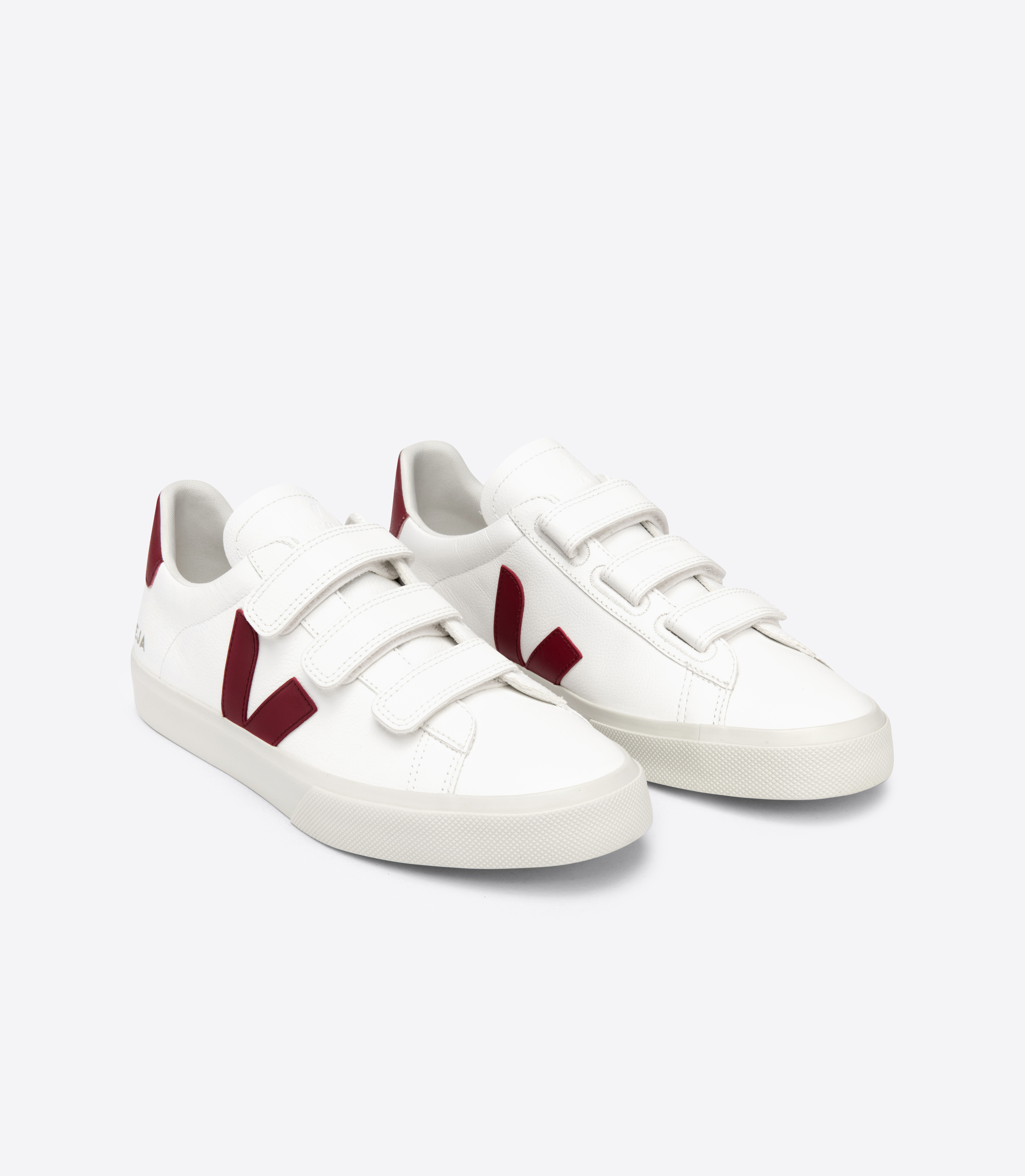 RECIFE LEATHER WHITE MARSALA | VEJA