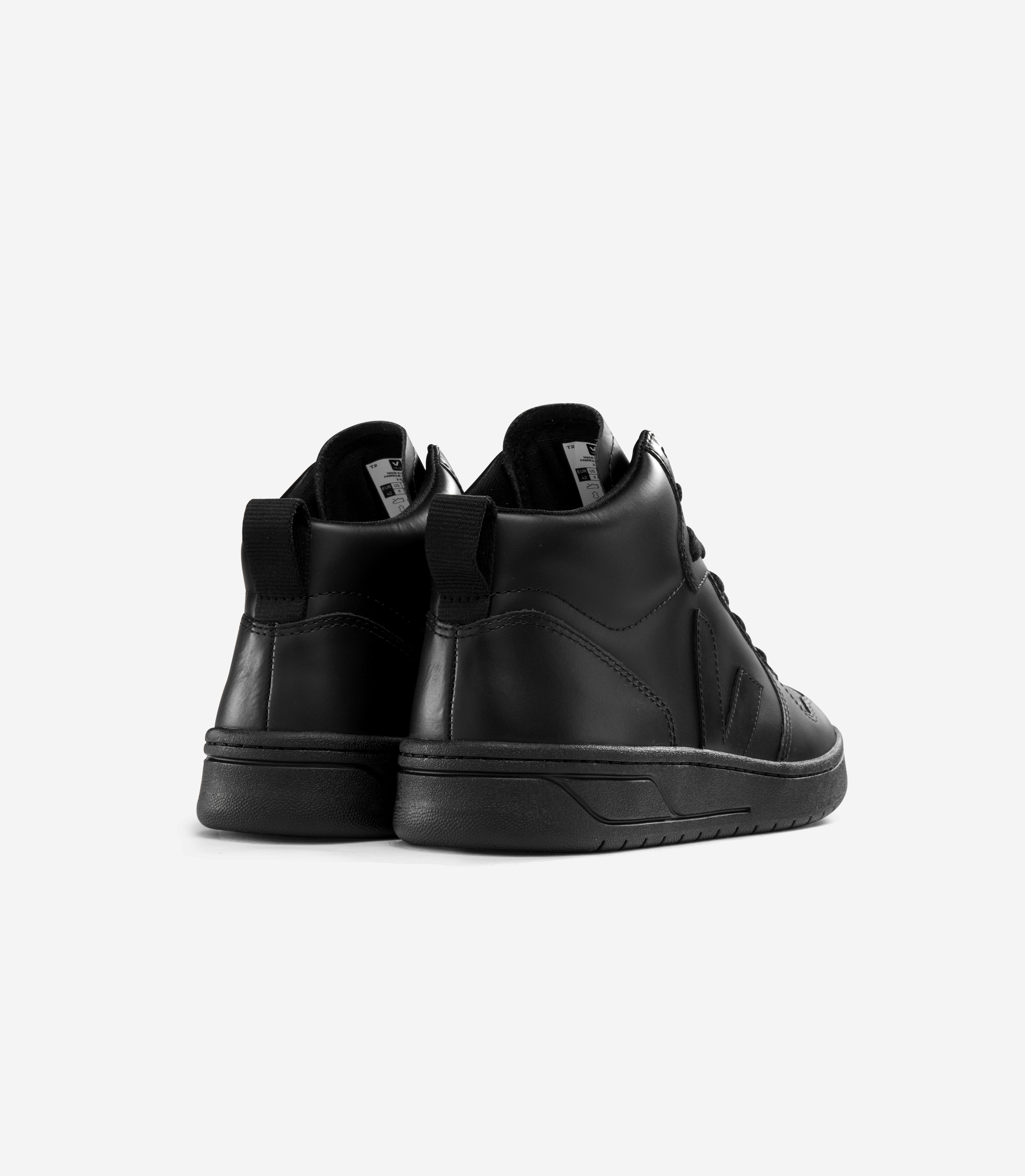 V-15 LEATHER FULL BLACK | VEJA