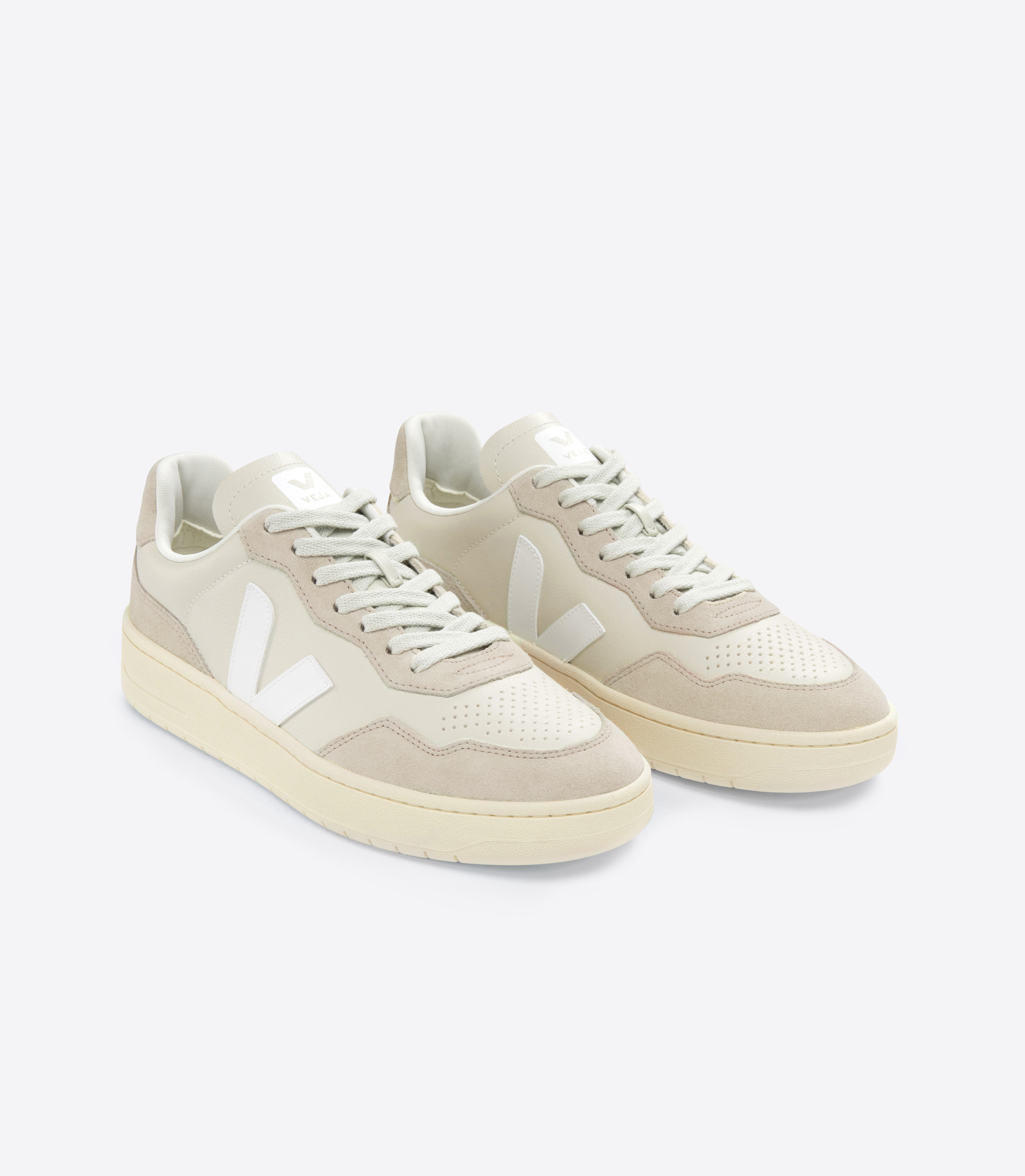 V-90 LEATHER PIERRE WHITE | VEJA