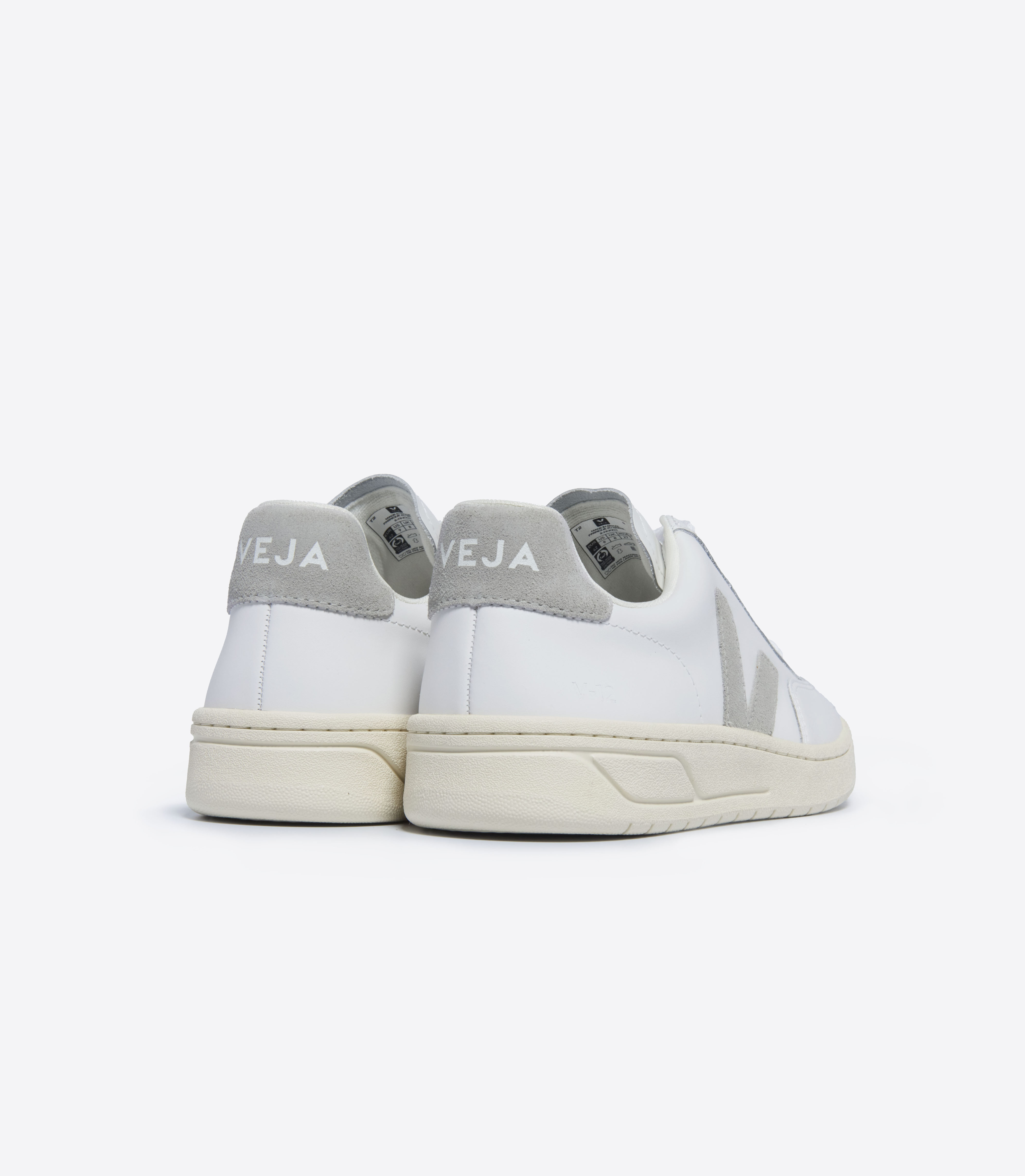 スニーカー VEJA SS25 (VD2003893 EX WHITE LIGHT GREY NATURAL) veja-sneakers-v-12-leather-