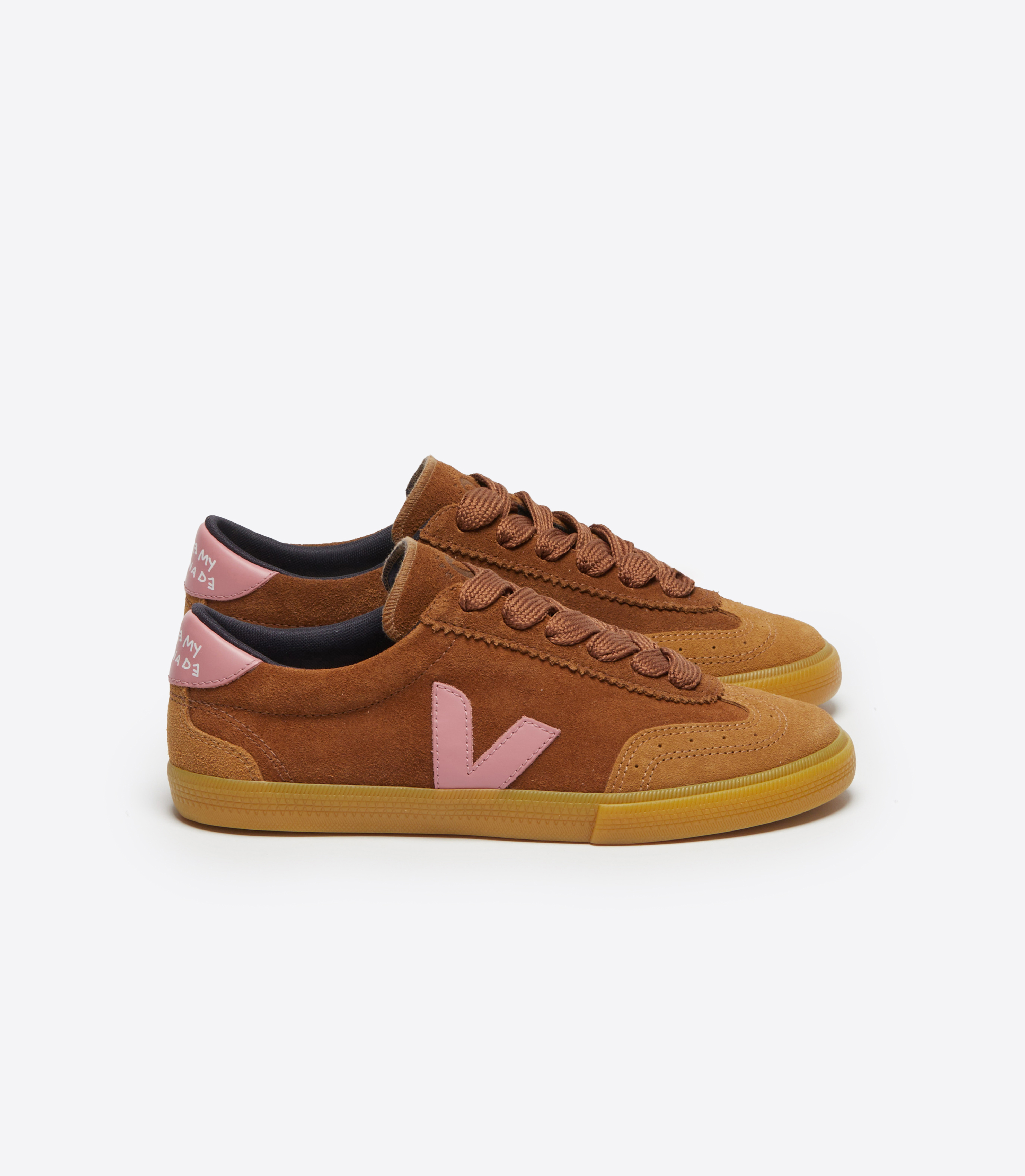 VOLLEY LEATHER VEJA X MAKE MY LEMONADE COGNAC MARY | VEJA