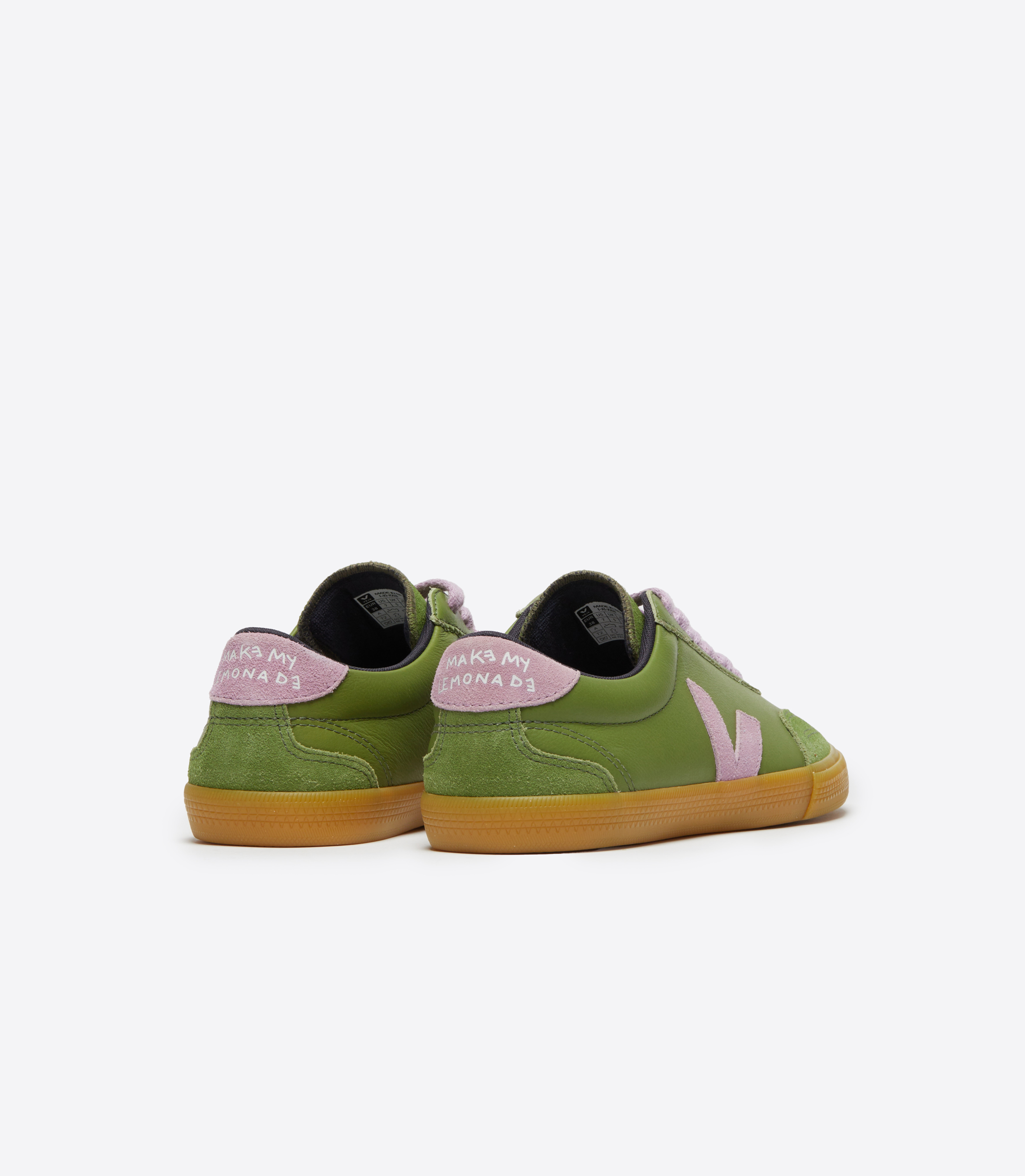 VEJA x MAKE MY LEMONADE VOLLEY LEATHER★コラボ★KIWI ORCHID VOLLEY LEATHER VEJA X MAKE MY LEMONADE KIWI ORCHID | VEJA