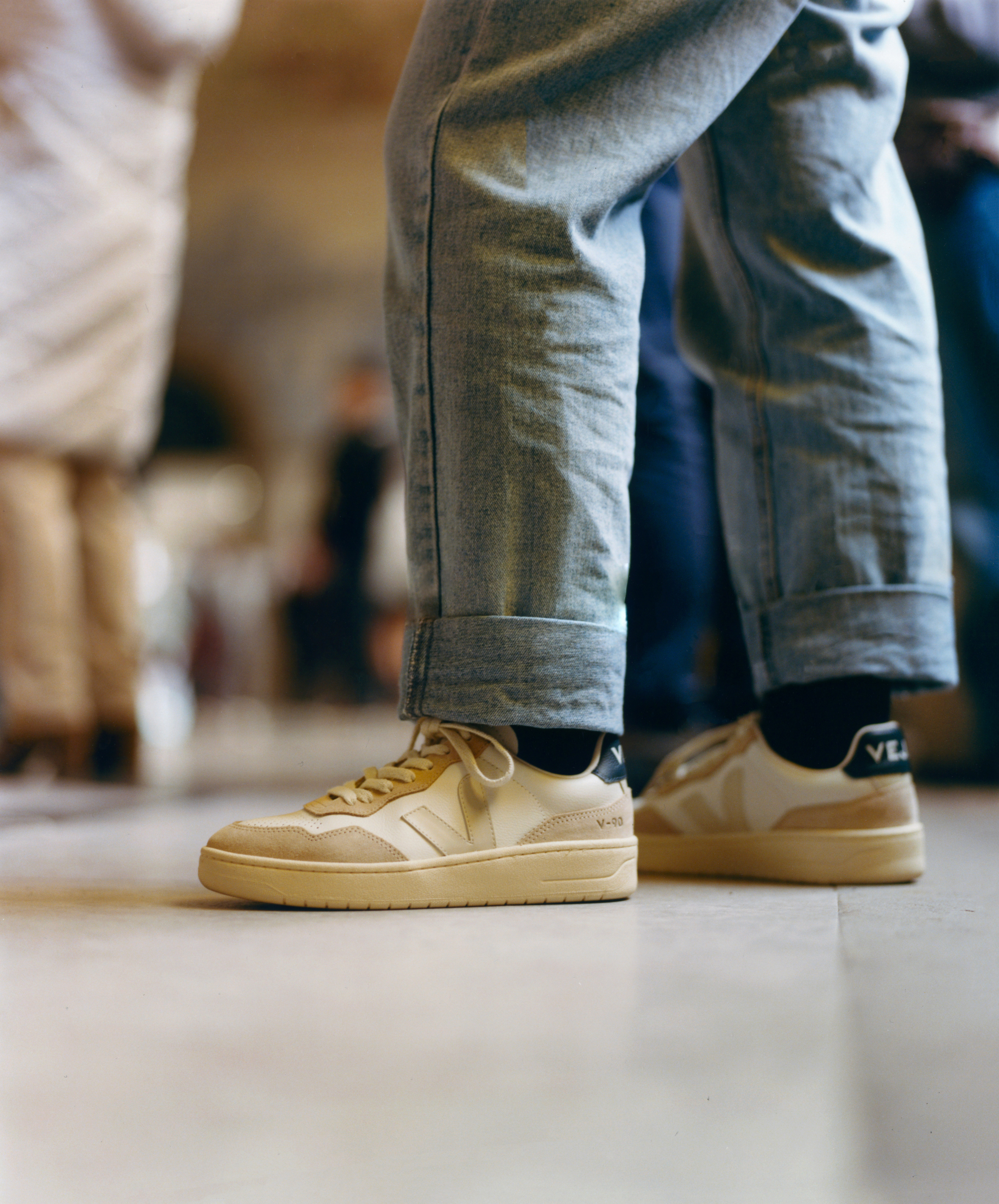 V-90 LEATHER WHITE PIERRE NAUTICO | VEJA