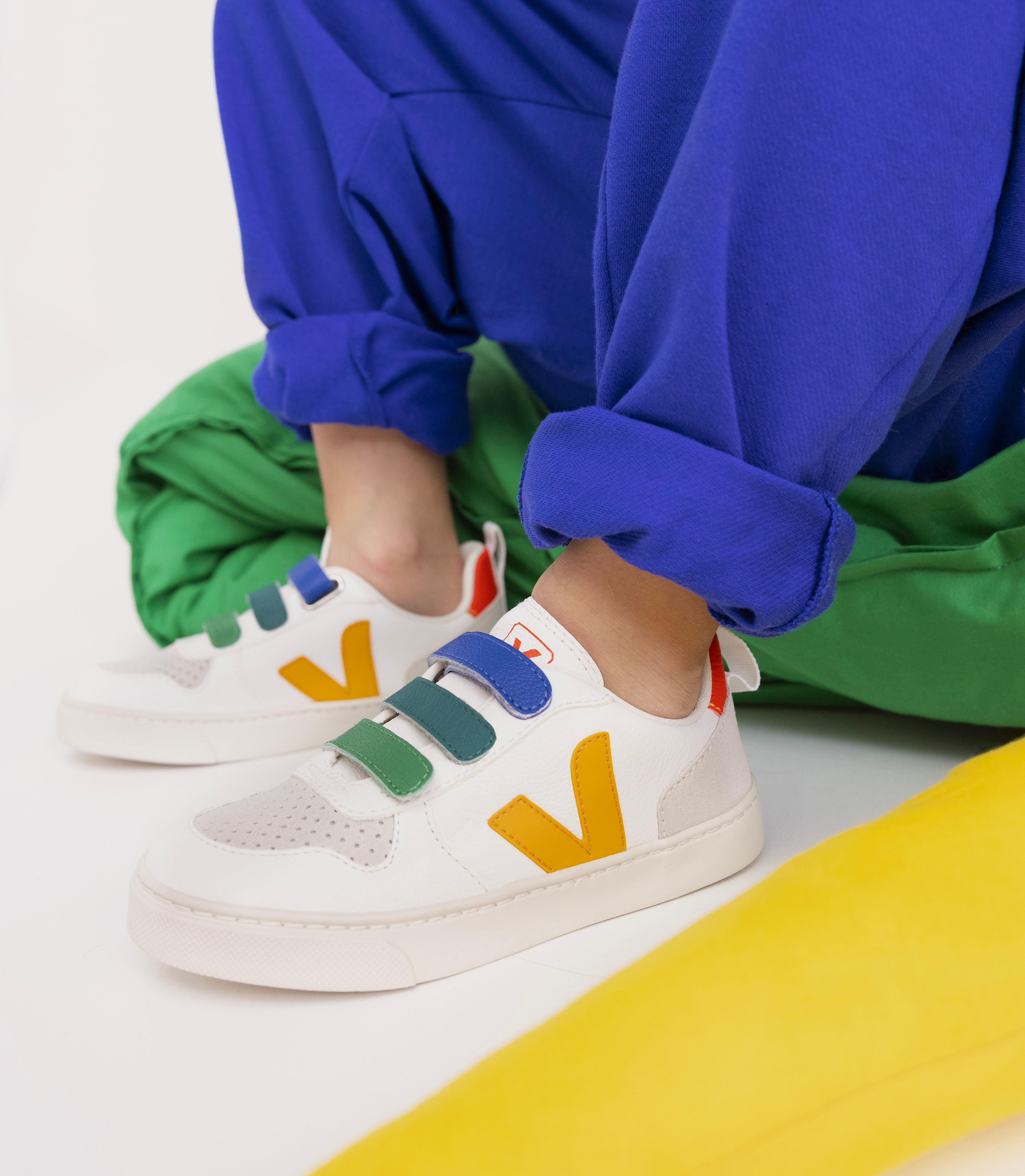 【関税込み】V-10 Sneakers - Veja - Multi - Leather veja-sneakers-small-v-10-