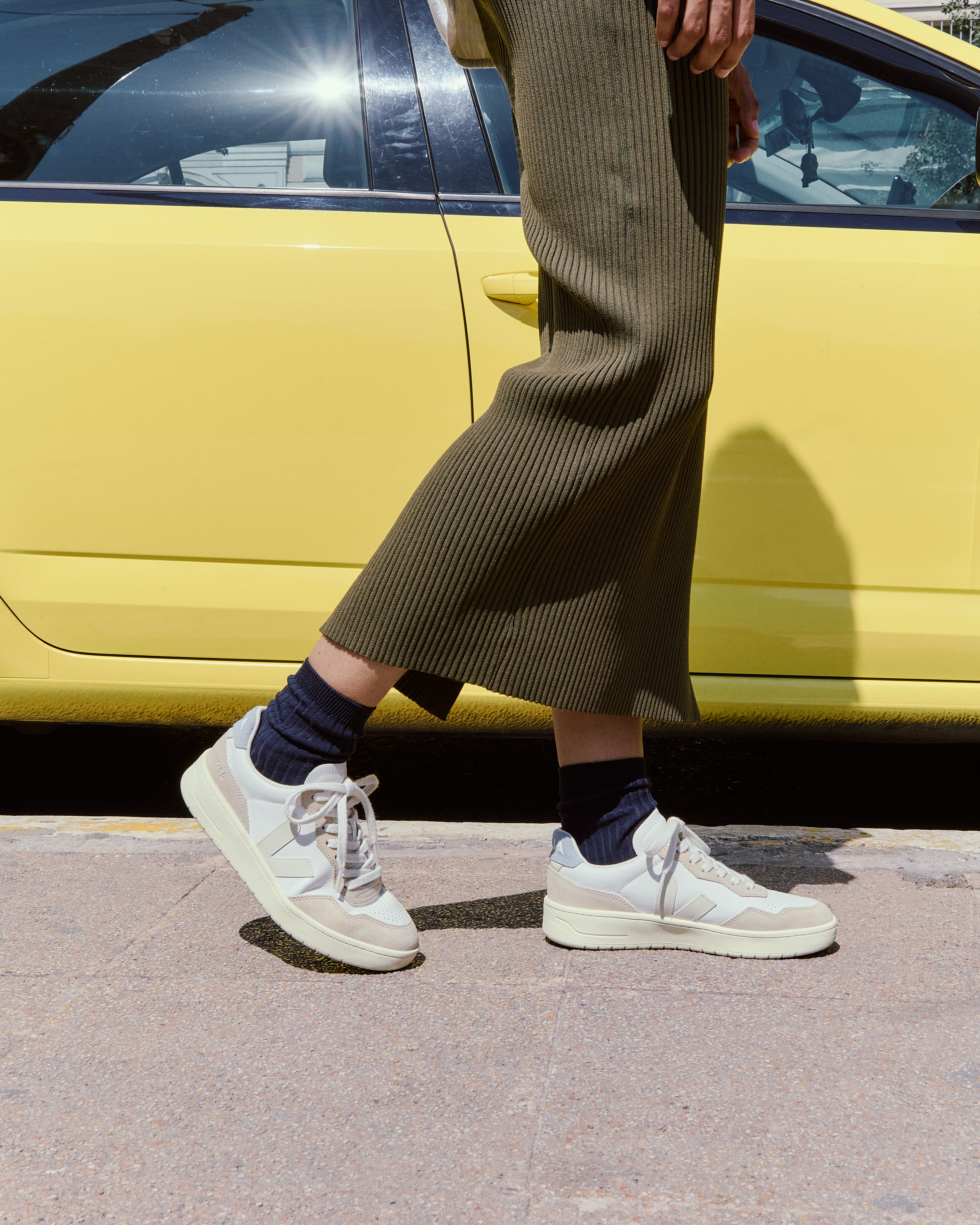 【関税込み】V-90 Sneakers - Veja - Leather - White Pierre V-90 LEATHER WHITE PIERRE PEKIN | VEJA