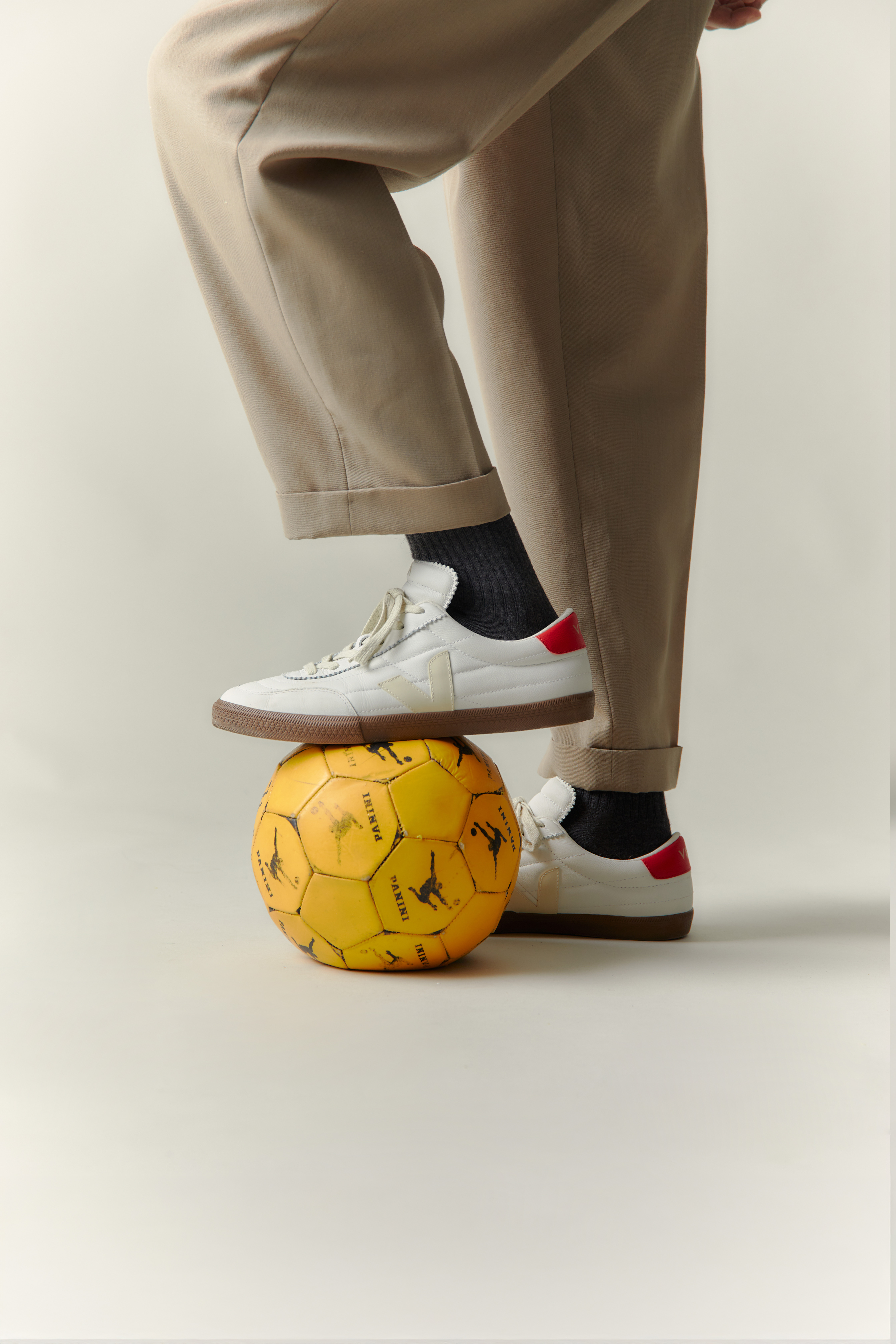 関税なし 送料無料 Panenka Sneakers - Veja - Leather - White PANENKA LEATHER WHITE PIERRE PEKIN BARK | VEJA