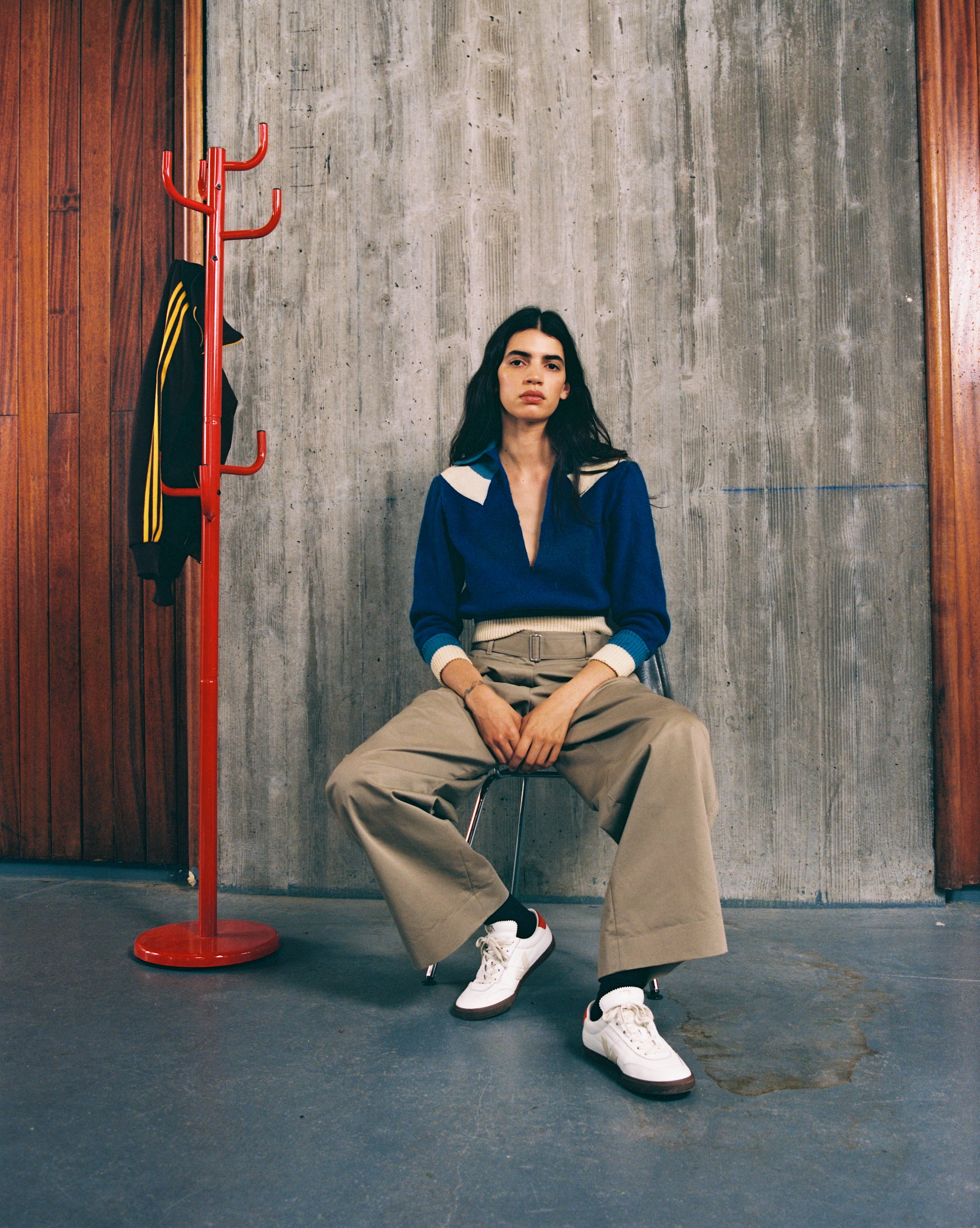 PANENKA LEATHER WHITE PIERRE PEKIN BARK | VEJA