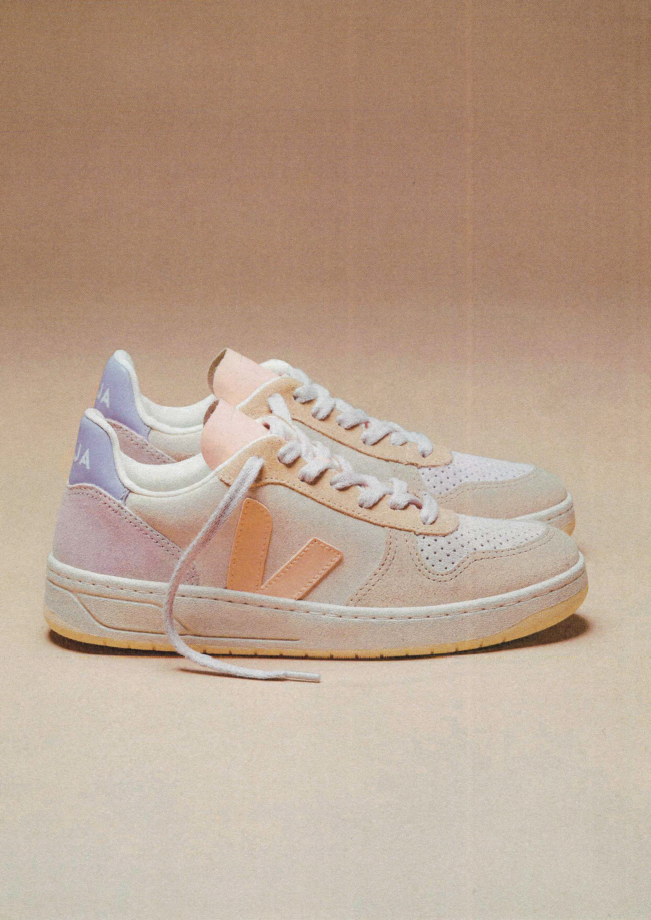 スニーカー VEJA Woman Sneakers Multicolor VX0302908 MULTI PEACH V-10 SUEDE MULTICO PEACH | VEJA