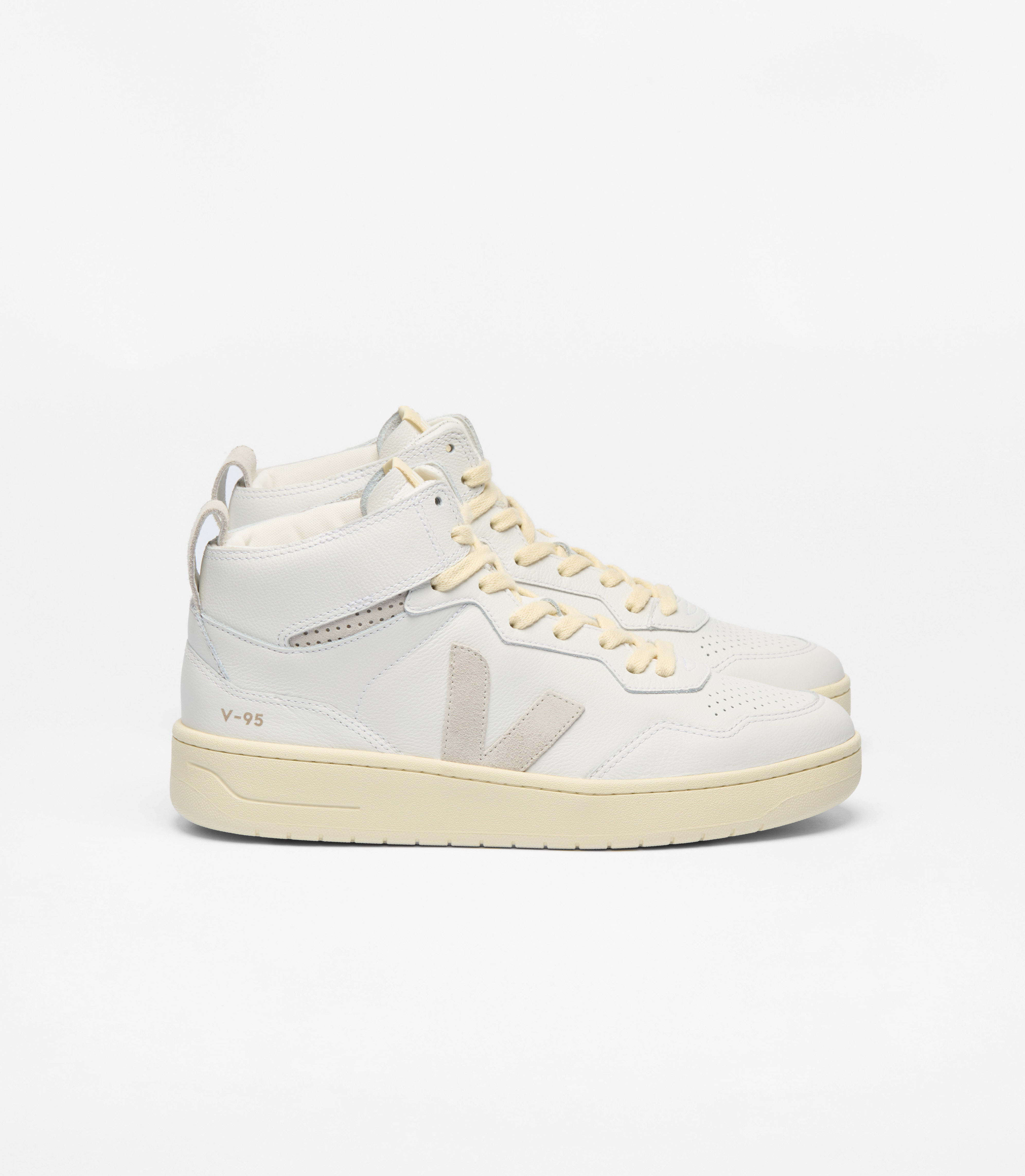 V-95 LEATHER WHITE NATURAL | VEJA
