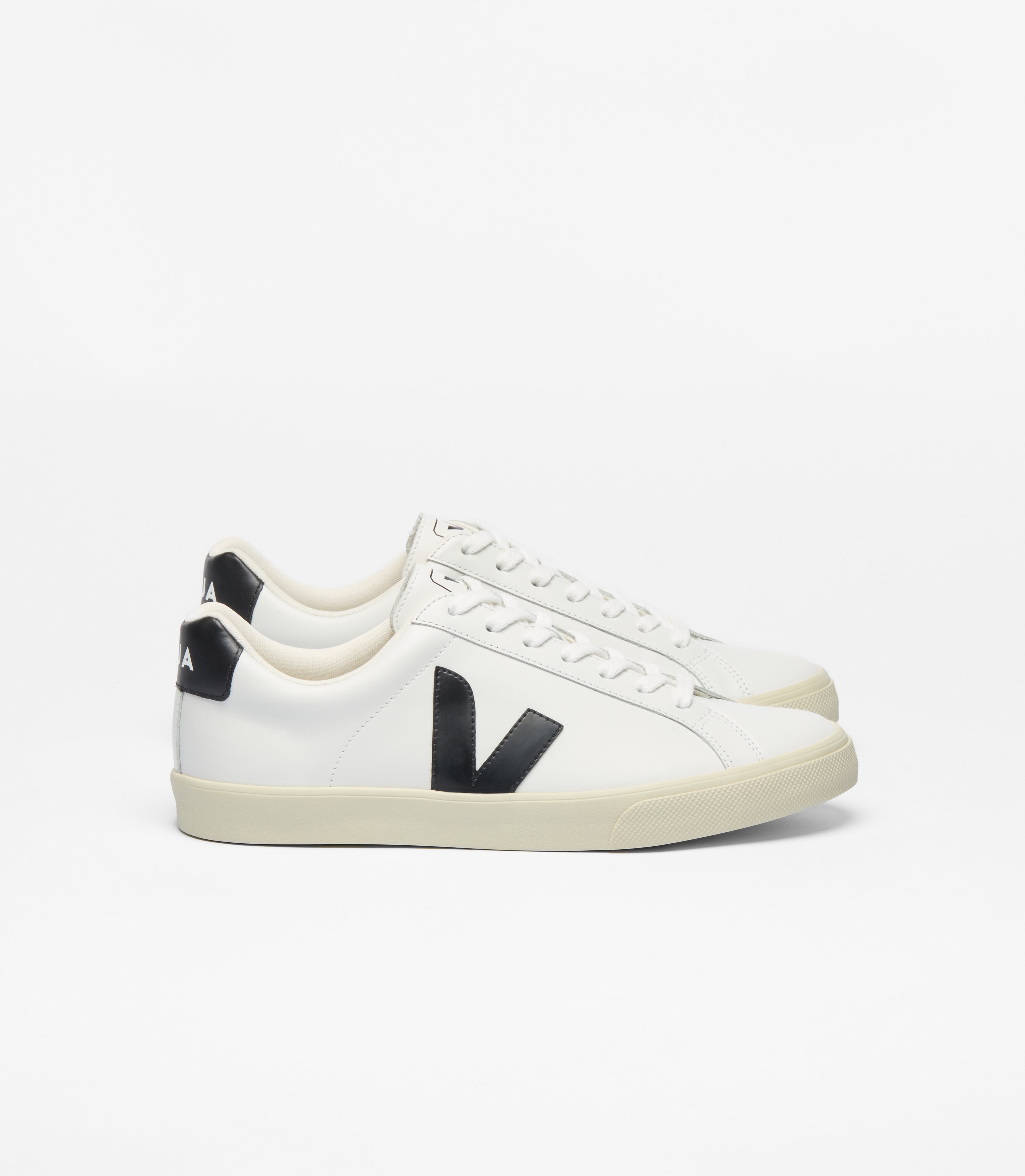 ESPLAR LEATHER WHITE BLACK | VEJA ESPLAR LEATHER WHITE BLACK | VEJA