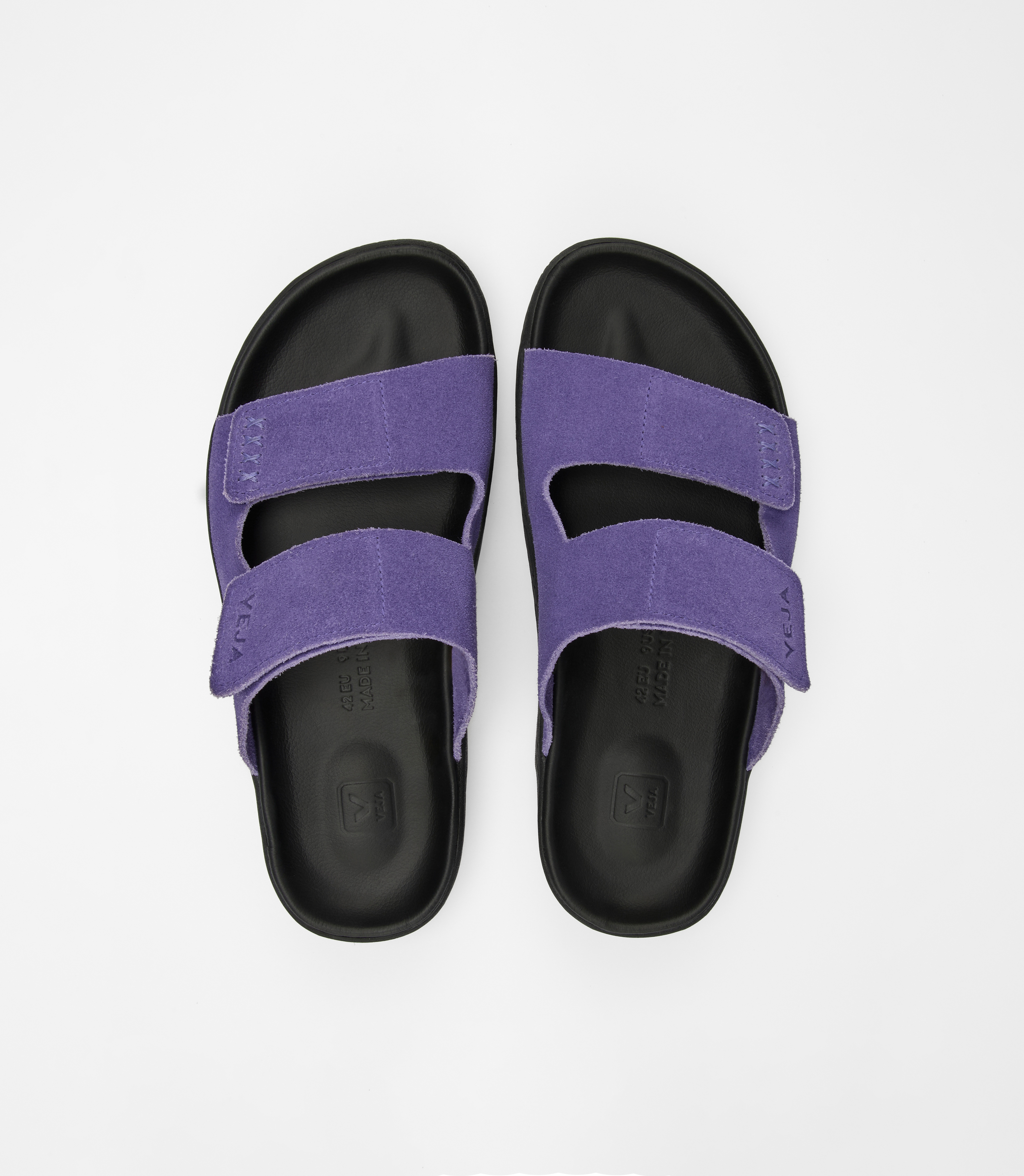サンダル・ミュール VEJA Etna Sandals - Veja - Leather - Purple ETNA SUEDE ACAI BLACK | VEJA