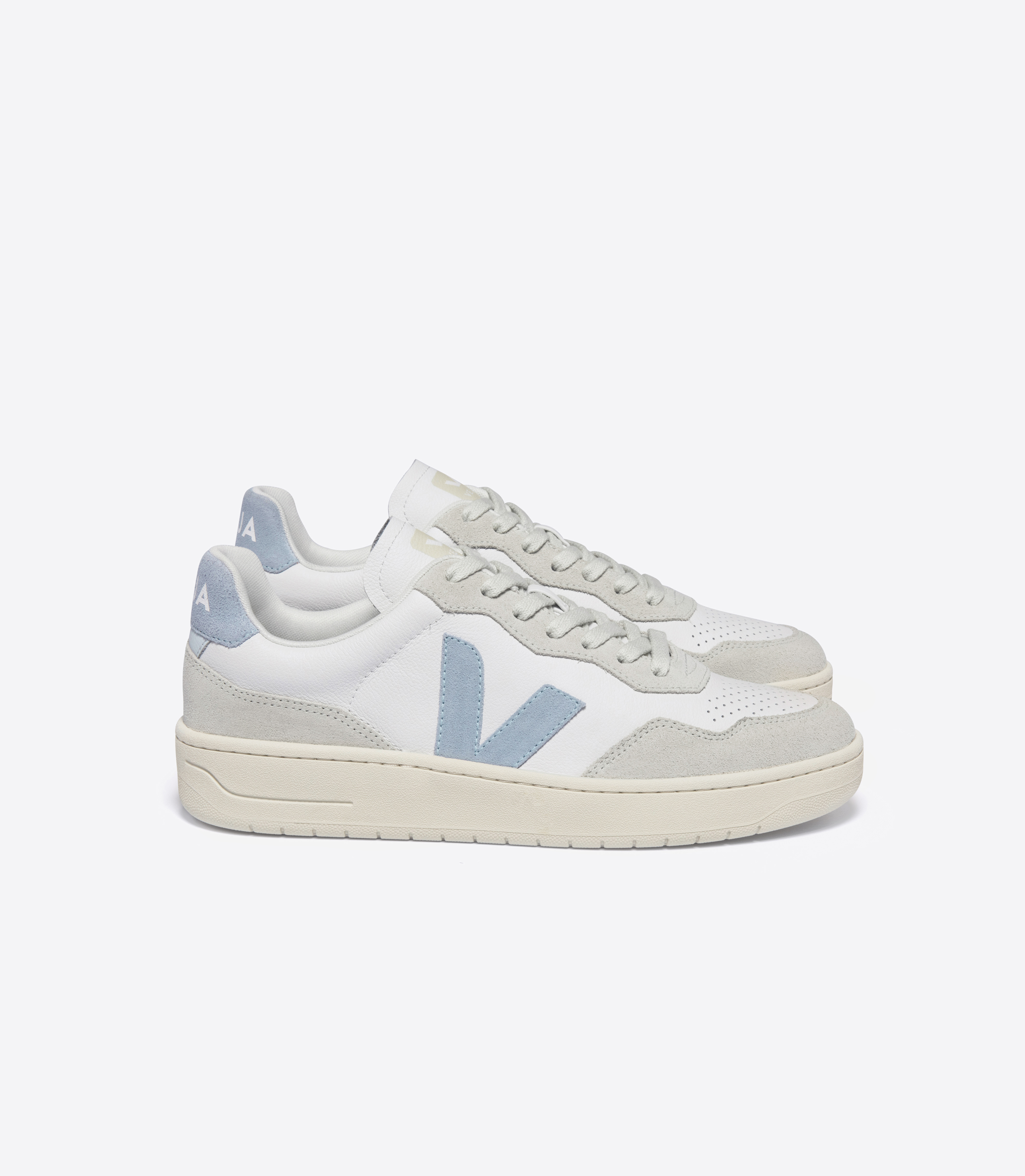 V-90 LEATHER WHITE | VEJA