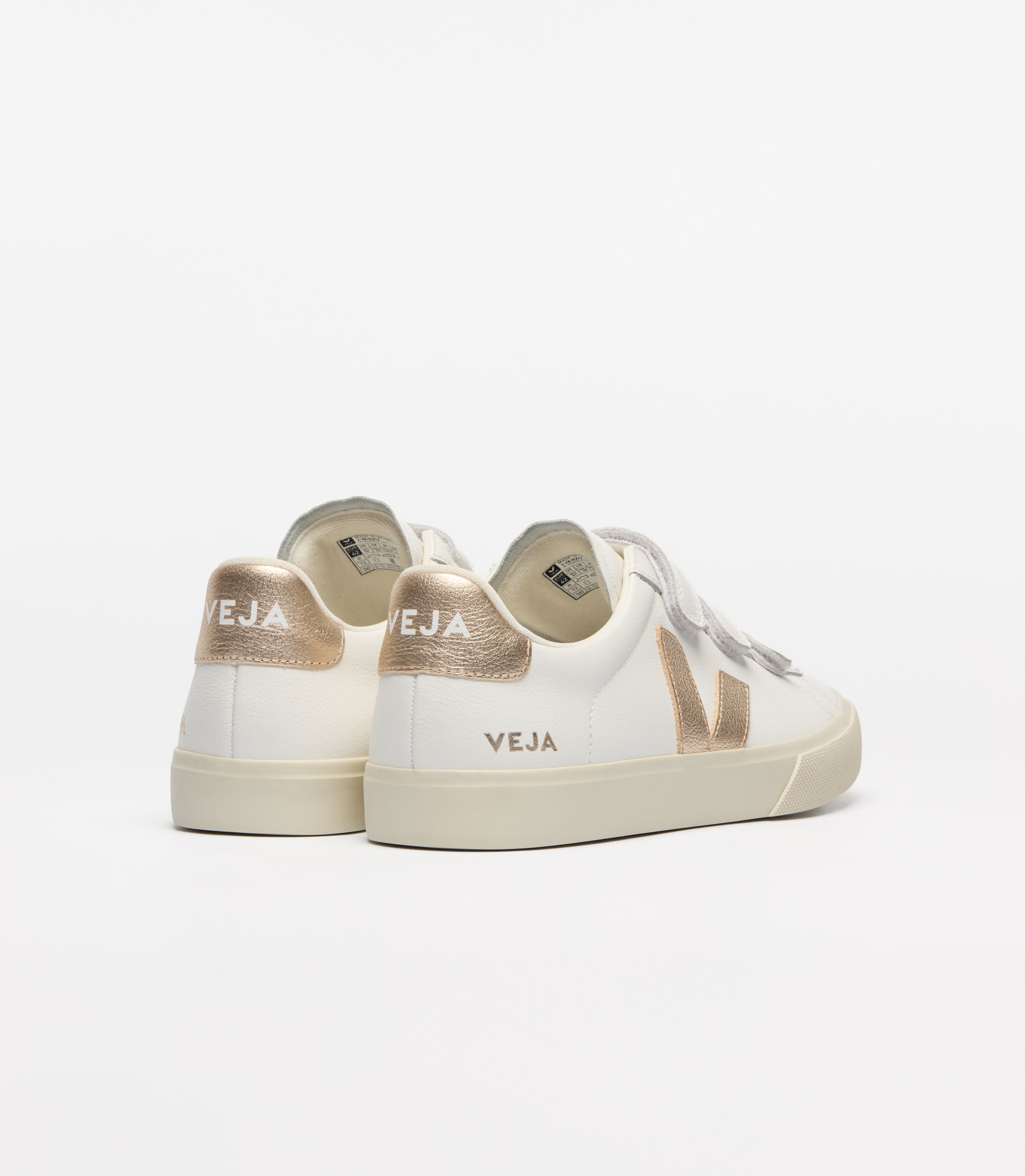 スニーカー VEJA Women Sneakers RC0502762A EXTRAWHITEPLATINE RECIFE LEATHER WHITE PLATINE | VEJA