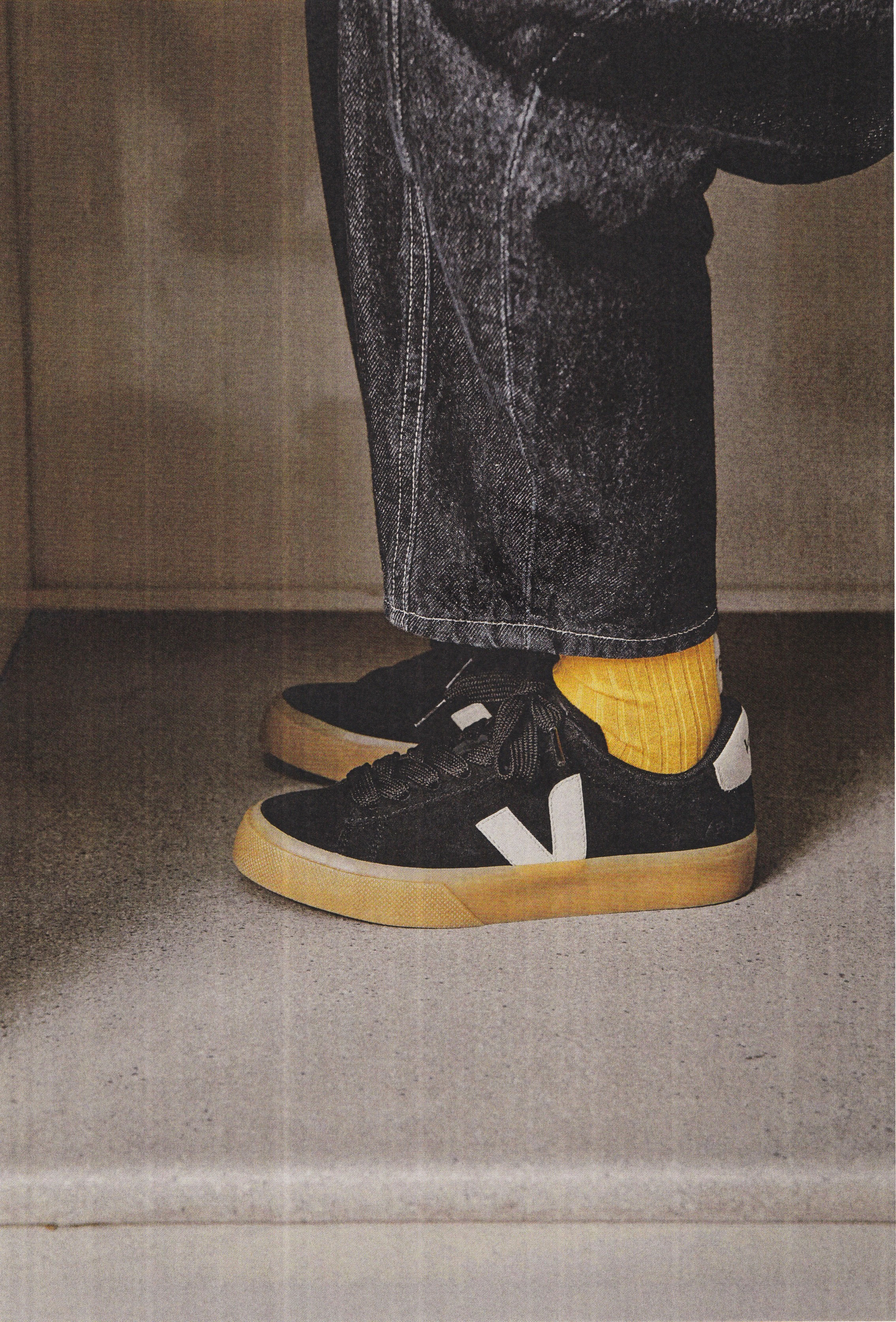 スニーカー VEJA Black suede Campo sneakers (CP0303692 BLACKPIERRE) CAMPO BOLD SUEDE BLACK PIERRE | VEJA