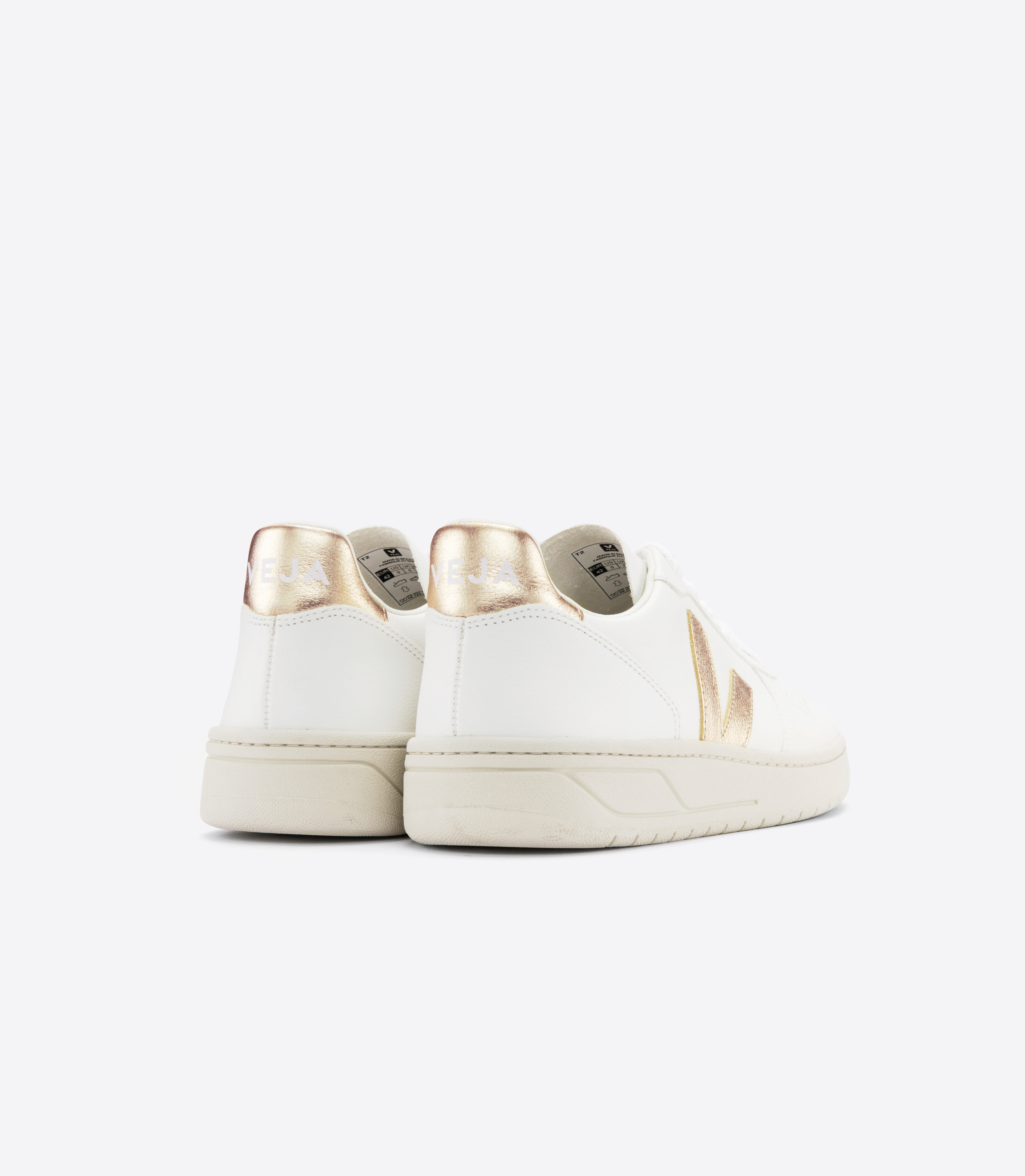 スニーカー VEJA FW24 'V-10' sneakers (VX0502935 EXTRAWHITEPLATINE) veja-sneakers-v-10-leather-