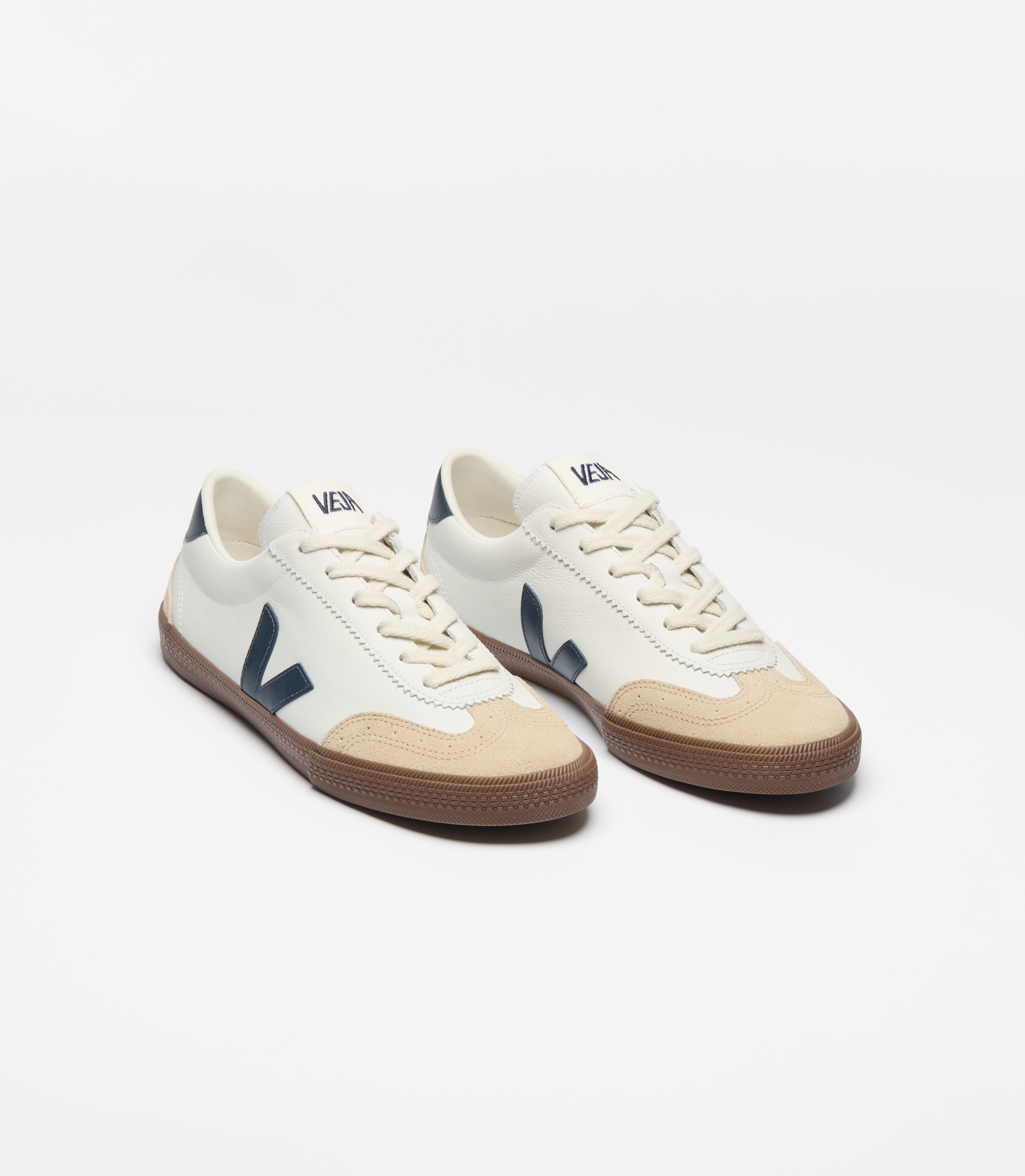VOLLEY LEATHER WHITE NAUTICO BARK | VEJA