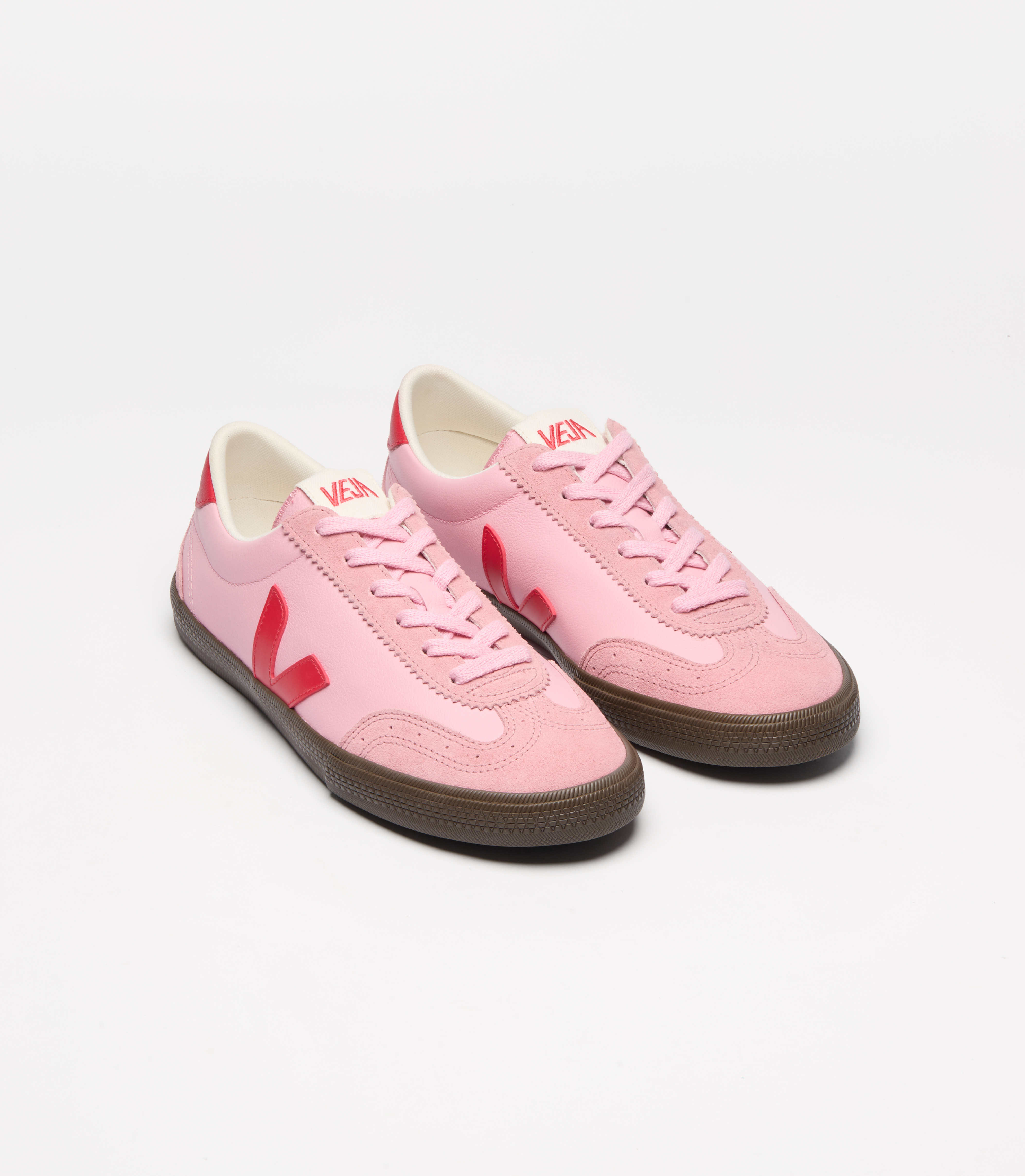 スニーカー Volley Sneakers - Veja - Leather - Pink VOLLEY LEATHER GUIMAUVE PEKIN EAGLE | VEJA
