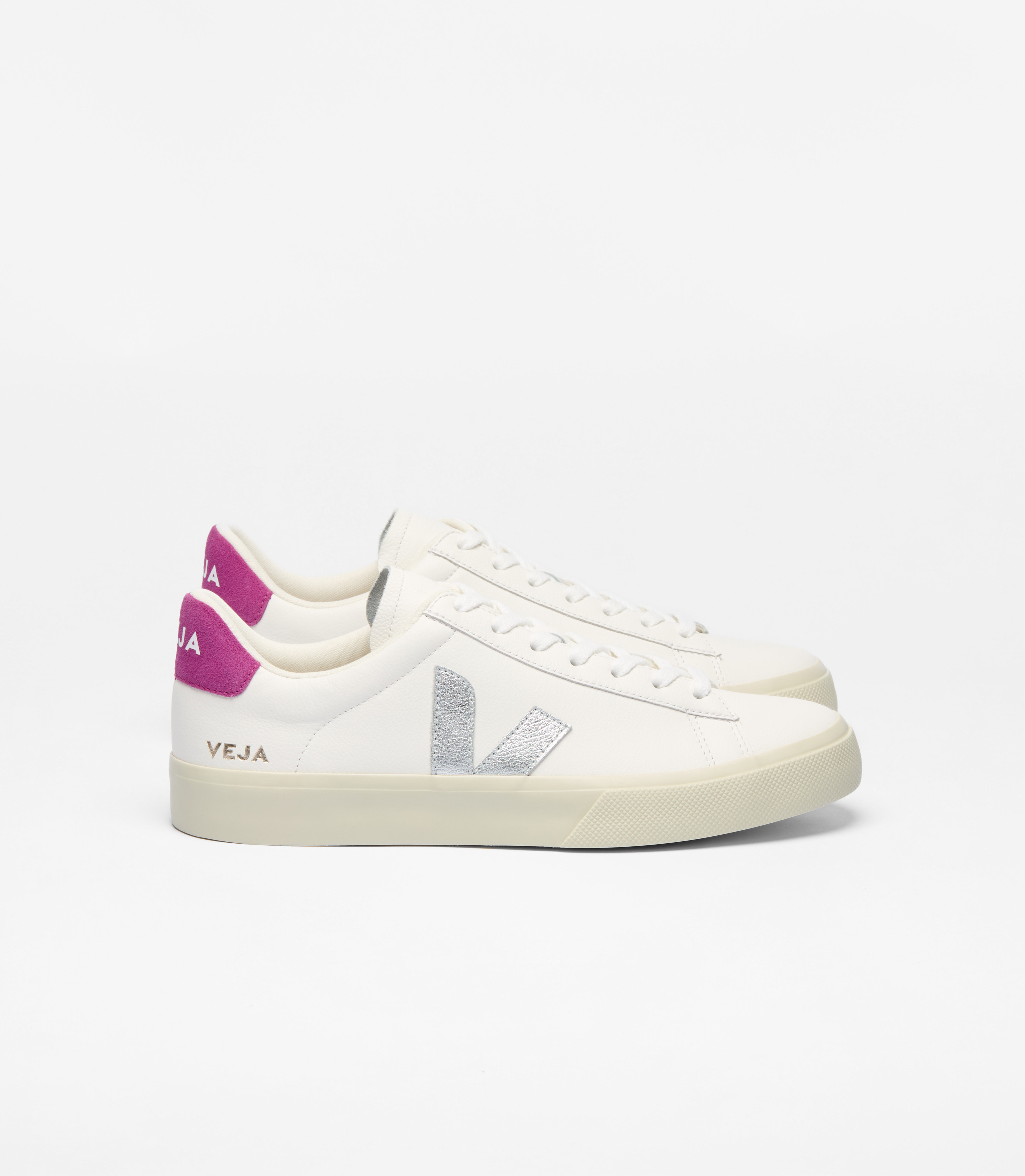 スニーカー VEJA FW25 CAMPO (CP0520788 WHITESILVERULTRAVIOLET) CAMPO LEATHER WHITE SILVER ULTRAVIOLET | VEJA