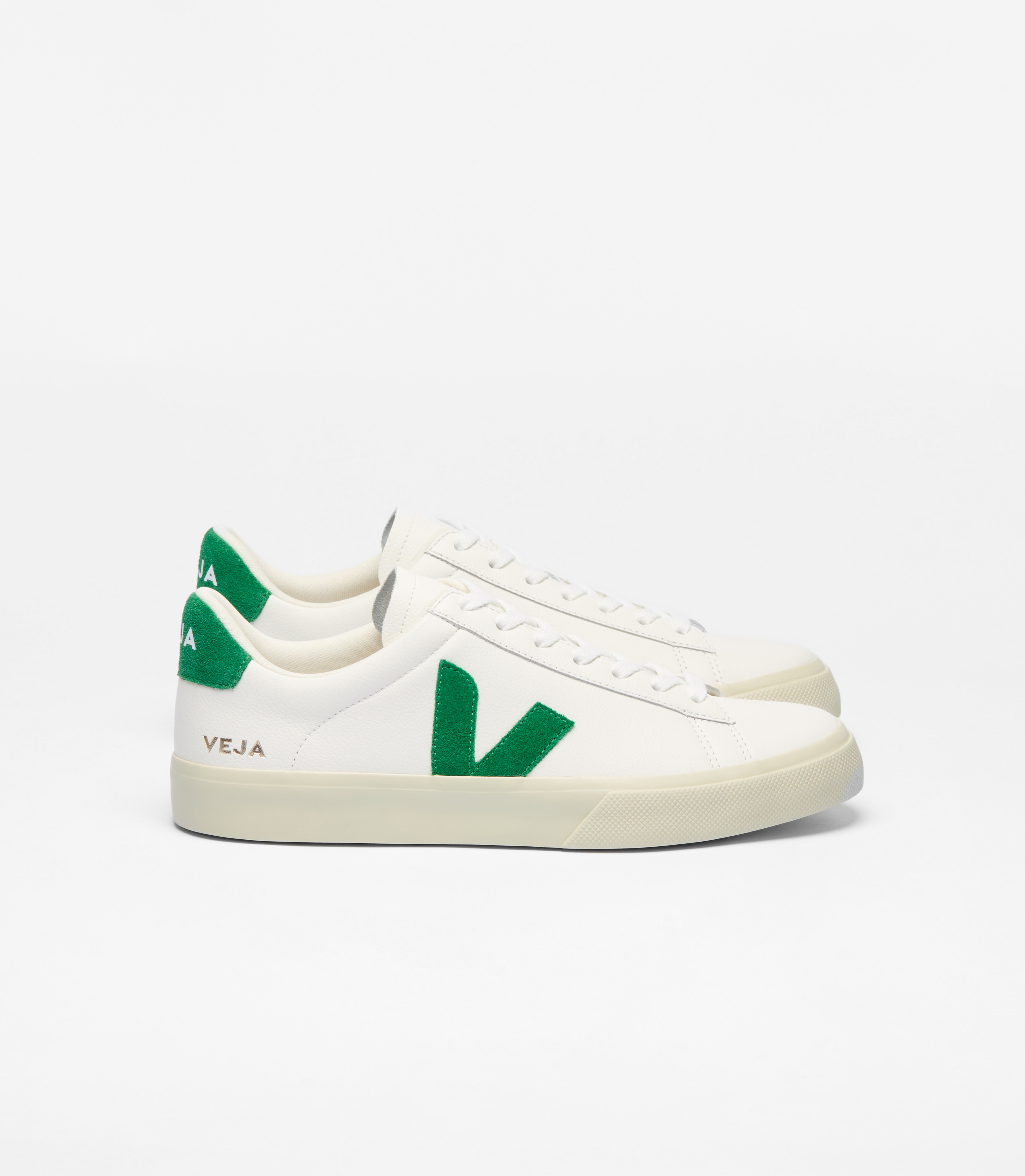 スニーカー VEJA Men Sneakers CP0503690EXTRA WHITE EMERAUDE White CAMPO LEATHER WHITE EMERAUDE | VEJA