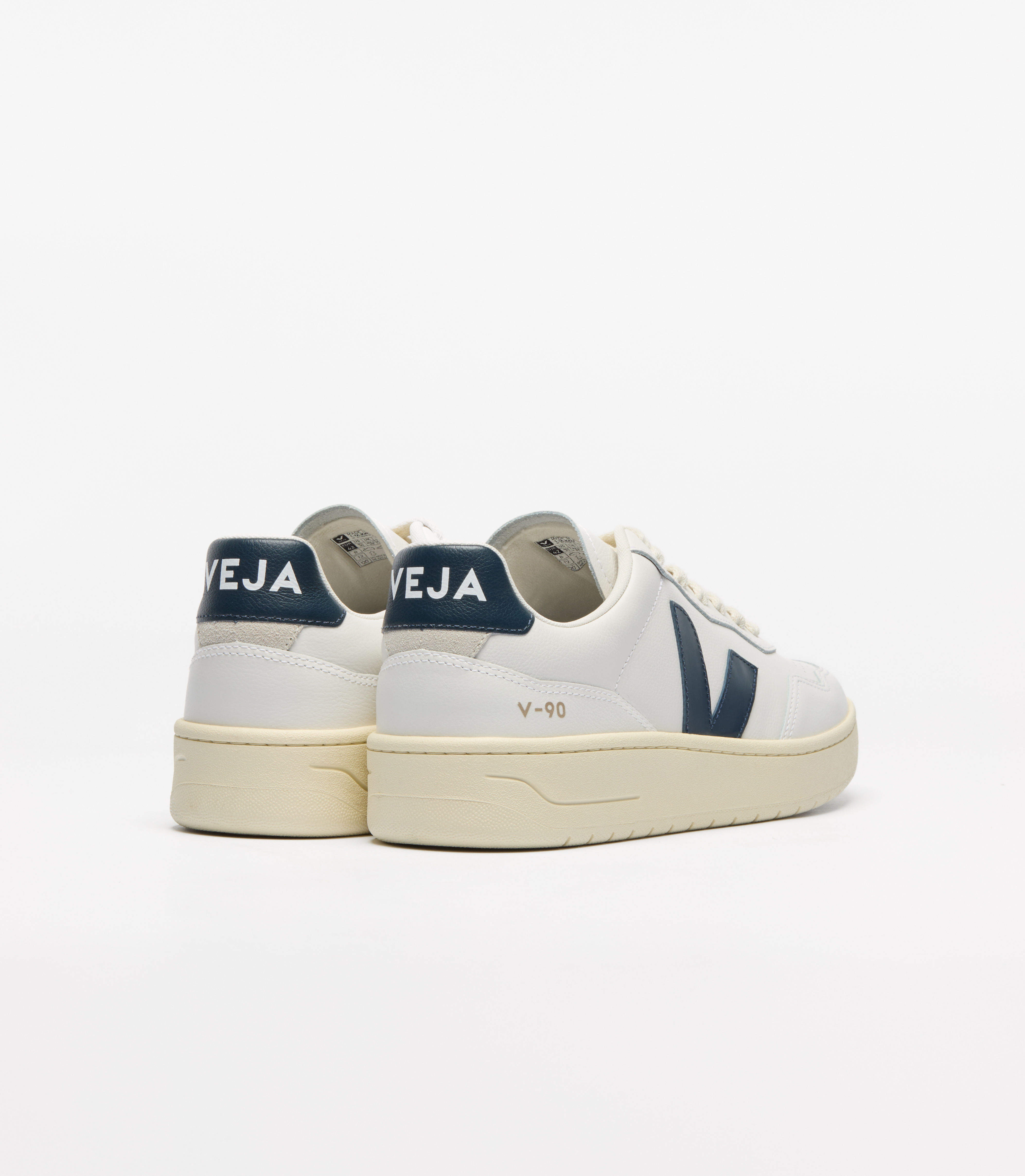 V-90 LEATHER WHITE NAUTICO | VEJA