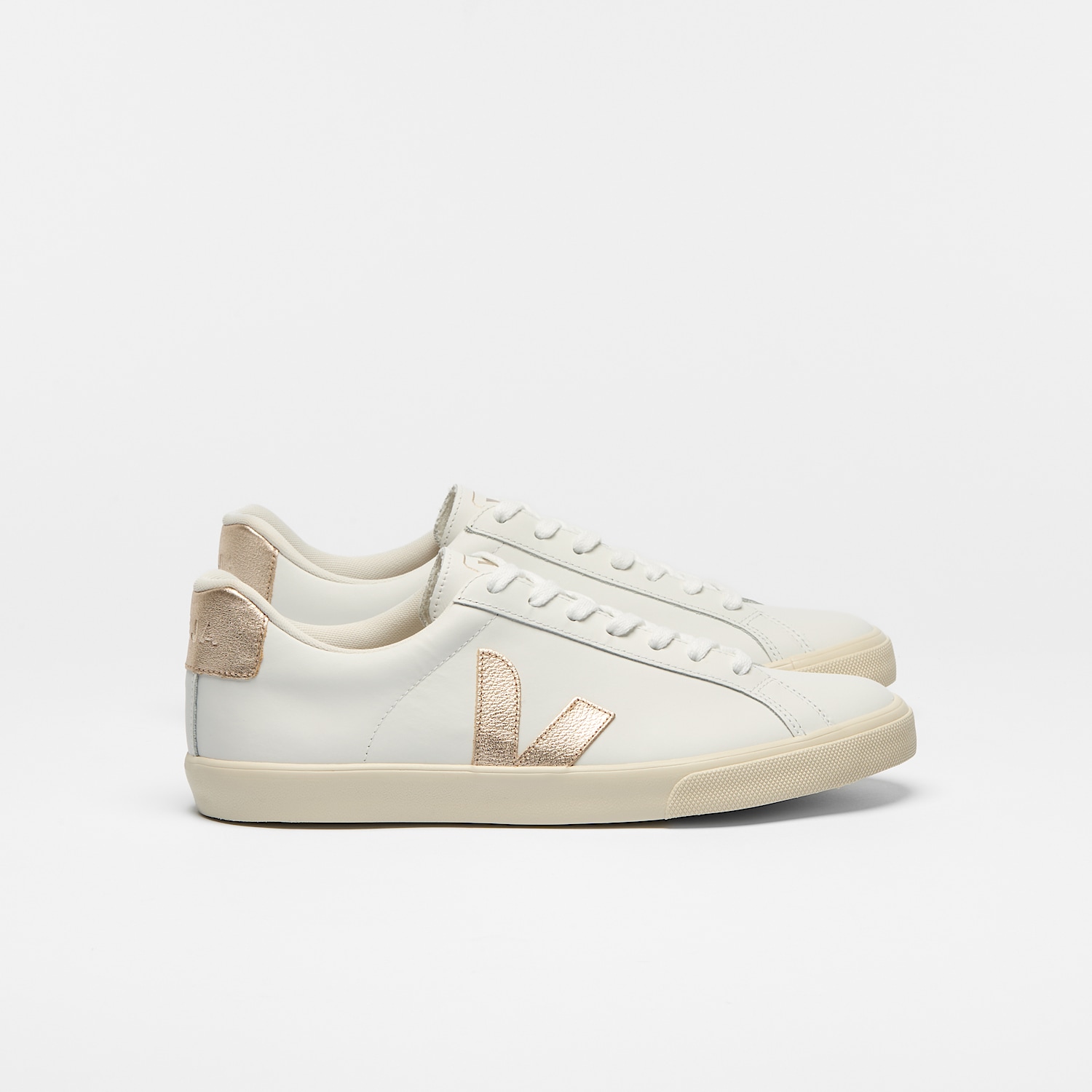 veja ESPLAR LEATHER WHITE PLATINE