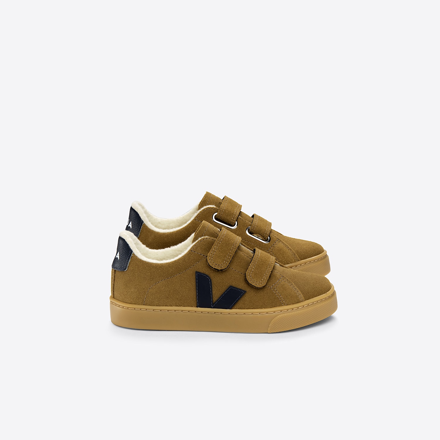 veja ESPLAR FURED SUEDE CAMEL NAUTICO