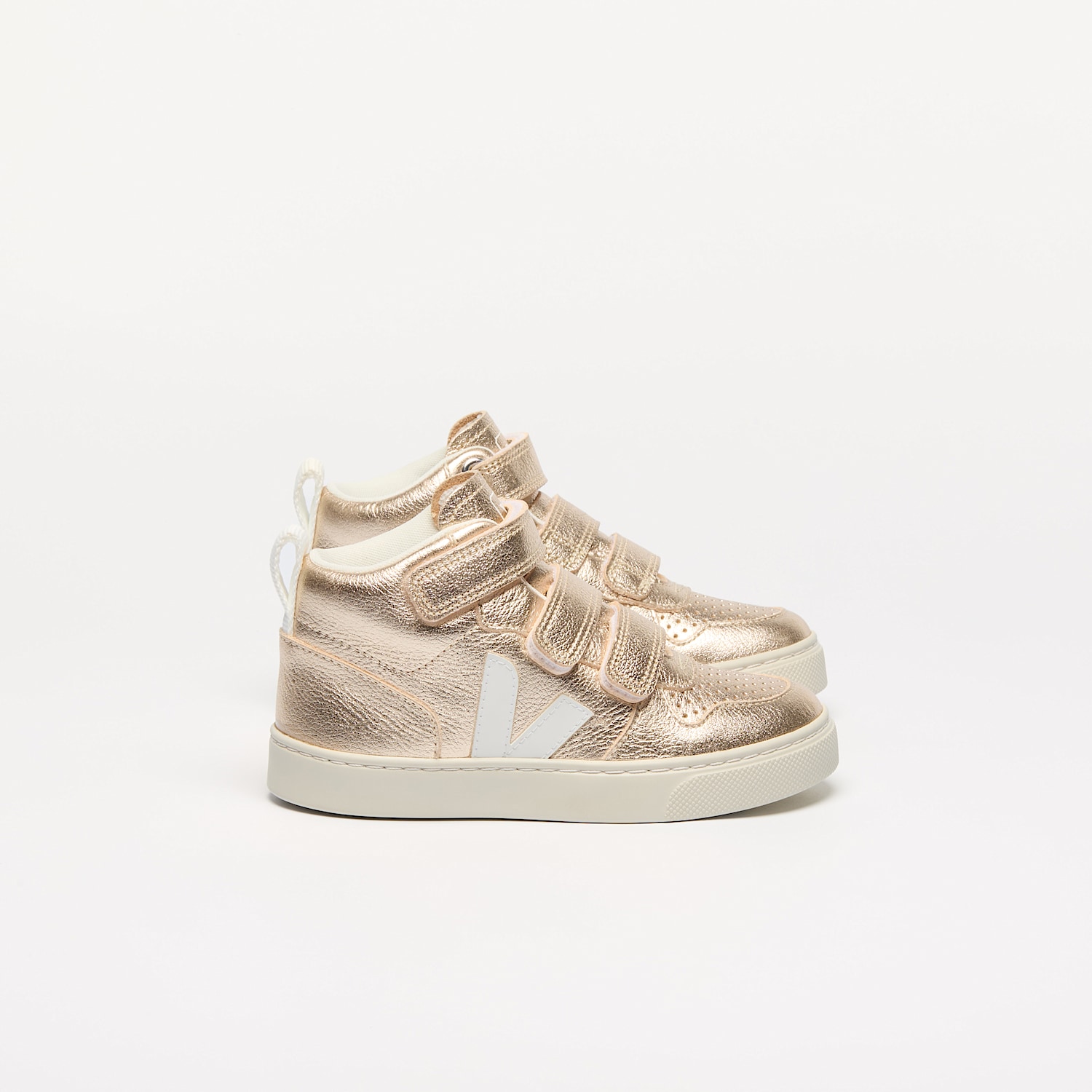 V-10 MID LEATHER PLATINE WHTE | VEJA