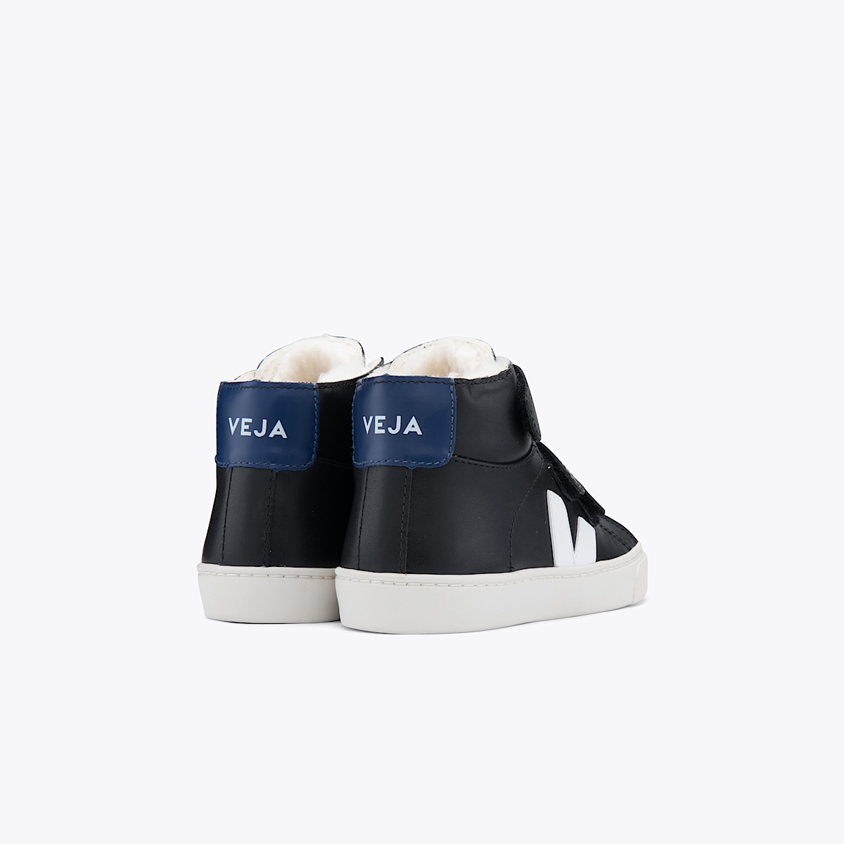 veja small-esplar-mid-fur fured black MF0802035C330
