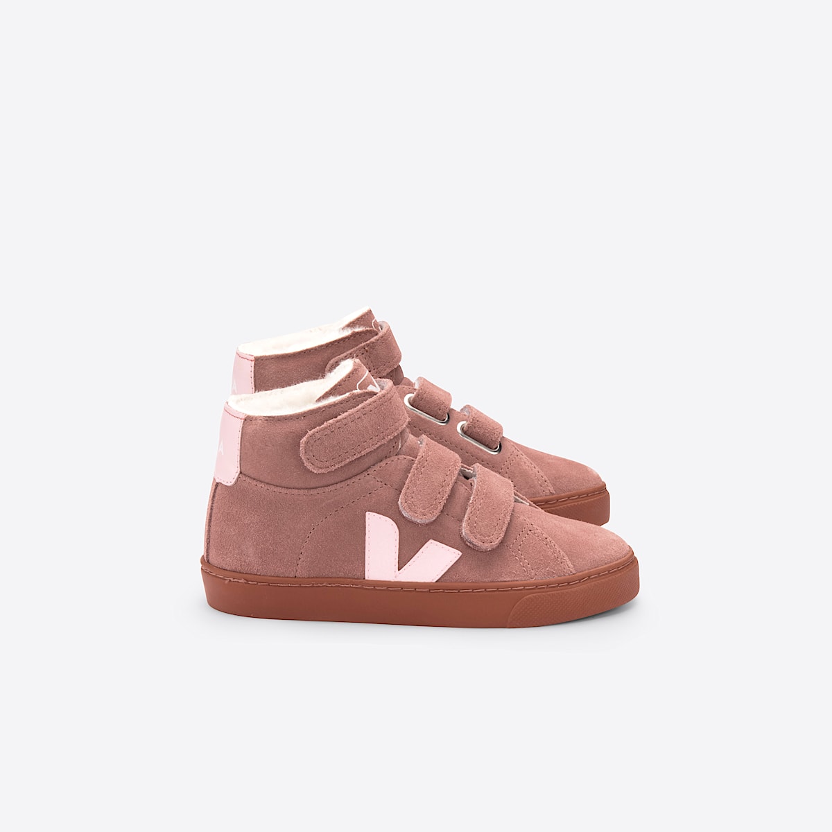 veja small-esplar-mid-fur fured pink MF0912027C250