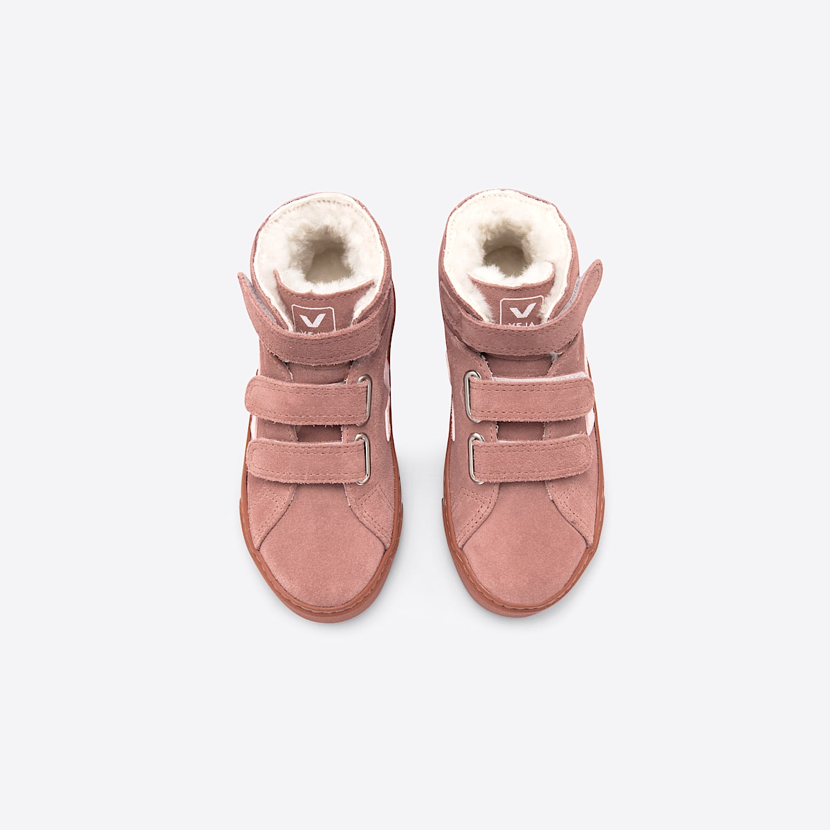 veja small-esplar-mid-fur fured pink MF0912027C250