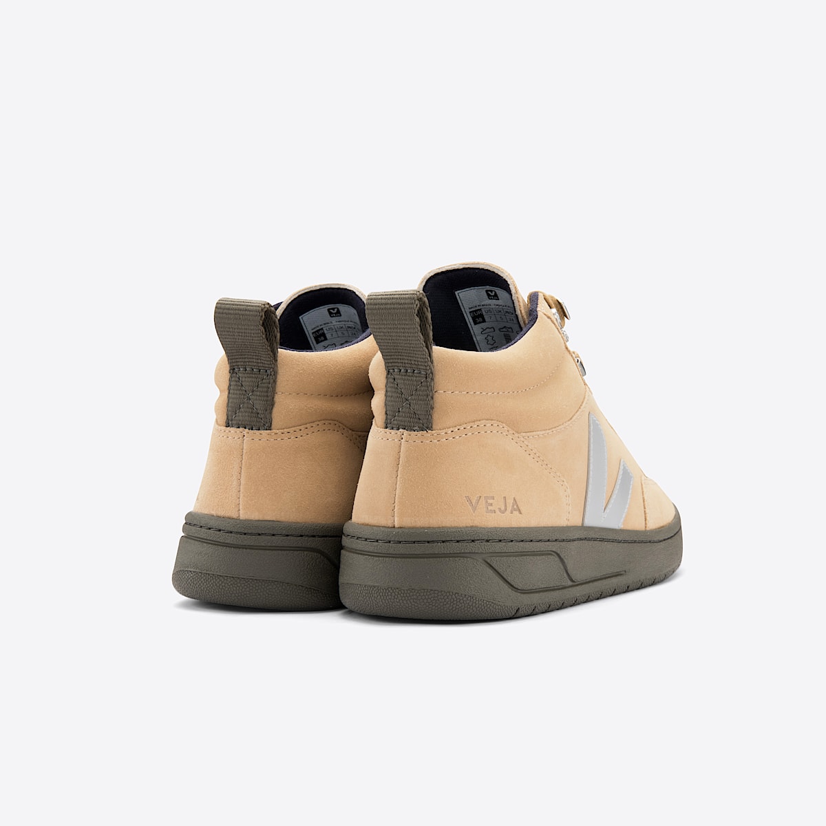 veja sneakers roraima suede beige QR0302211 Back view