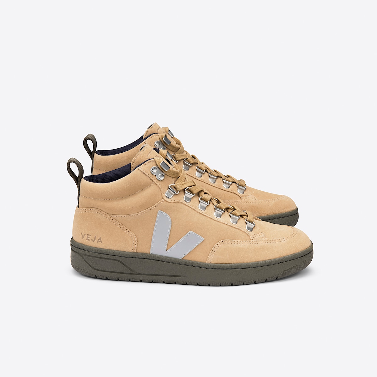 veja sneakers roraima suede beige QR0302211 Lateral view