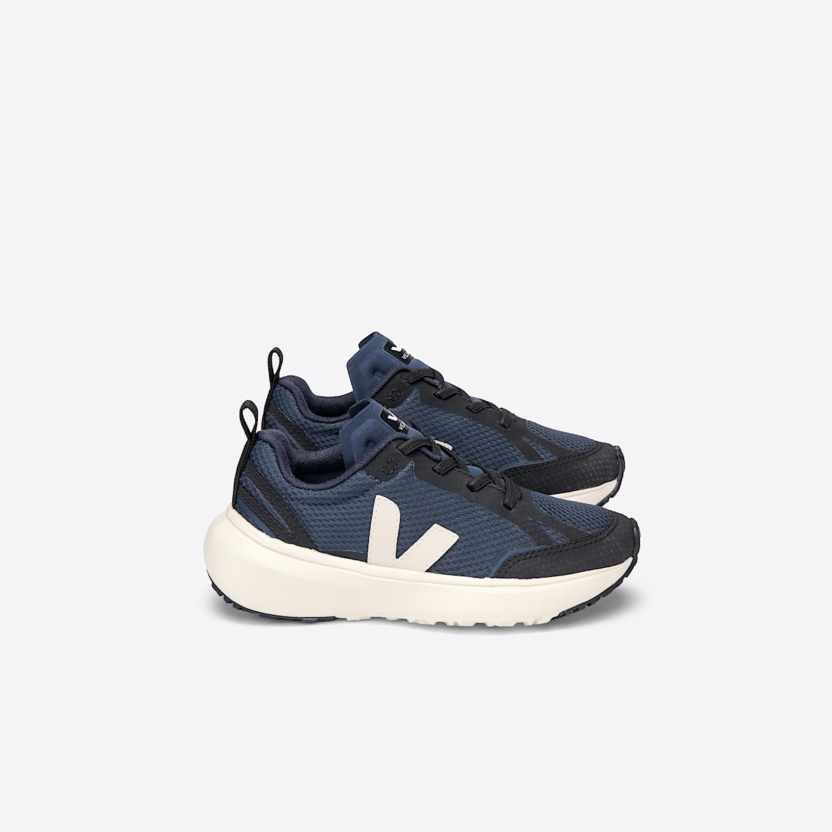 veja baskets small-canary-el recyclé bleu YE0102572 Lateral view