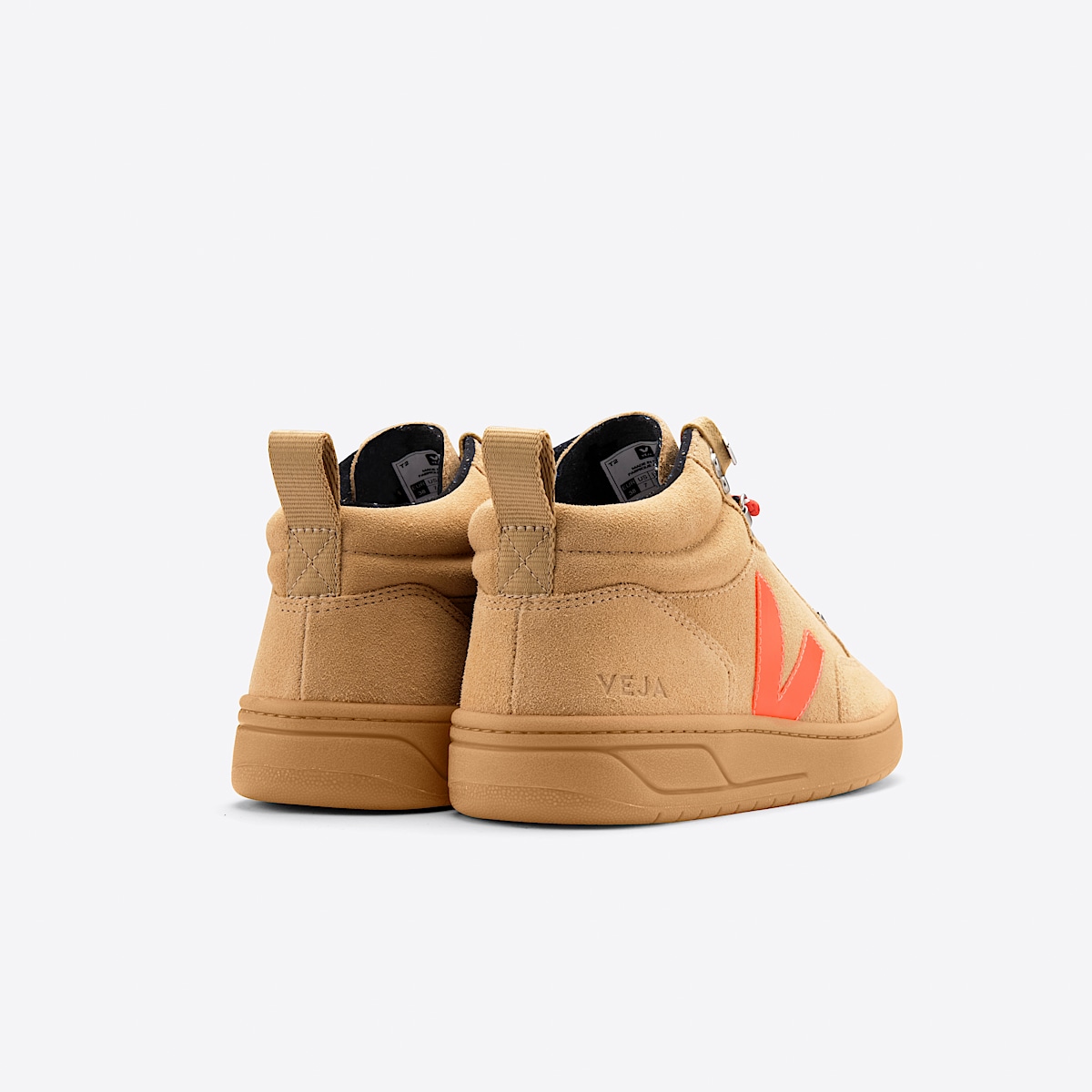 veja sneakers roraima suede beige QR0302385 Back view