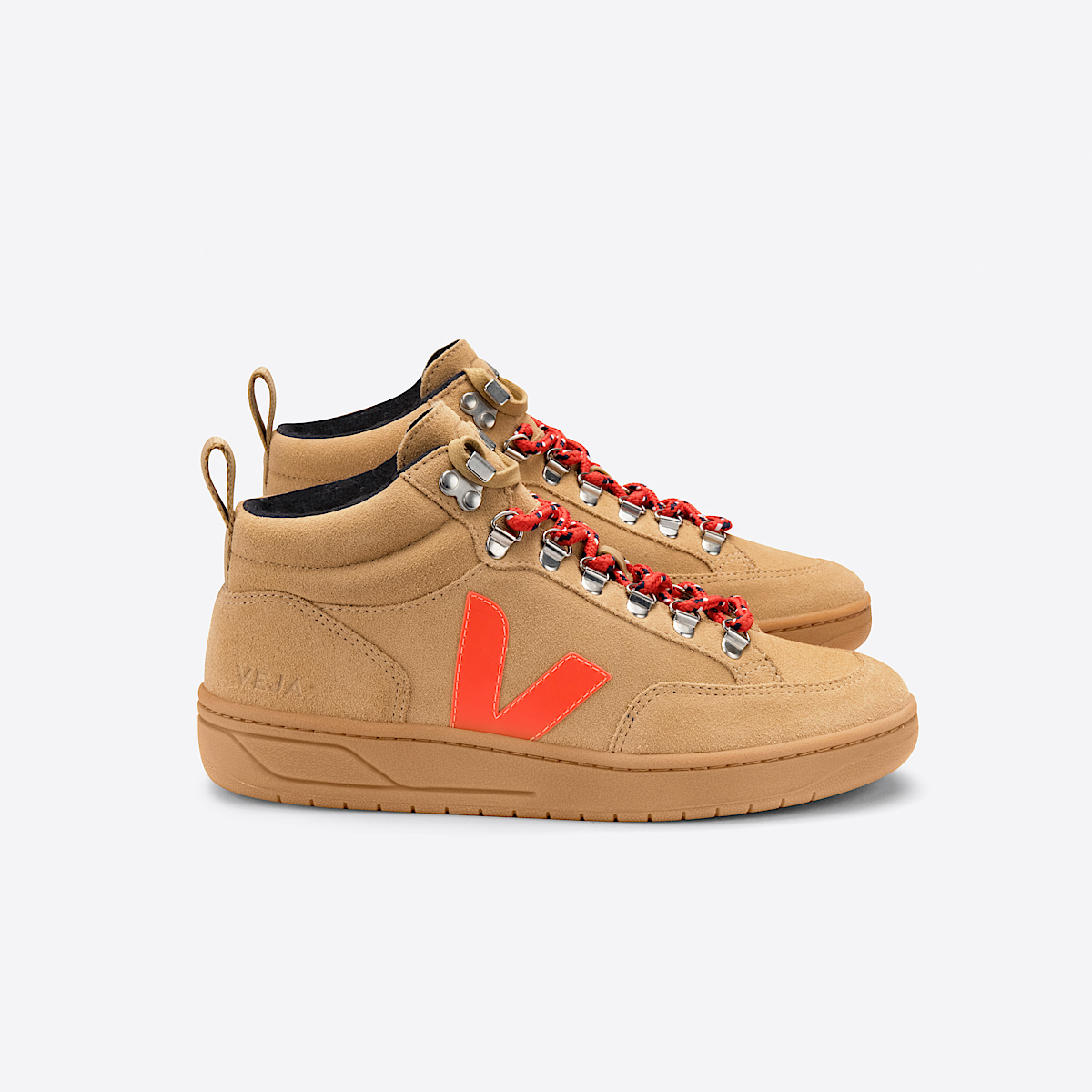 veja sneakers roraima suede beige QR0302385 Lateral view