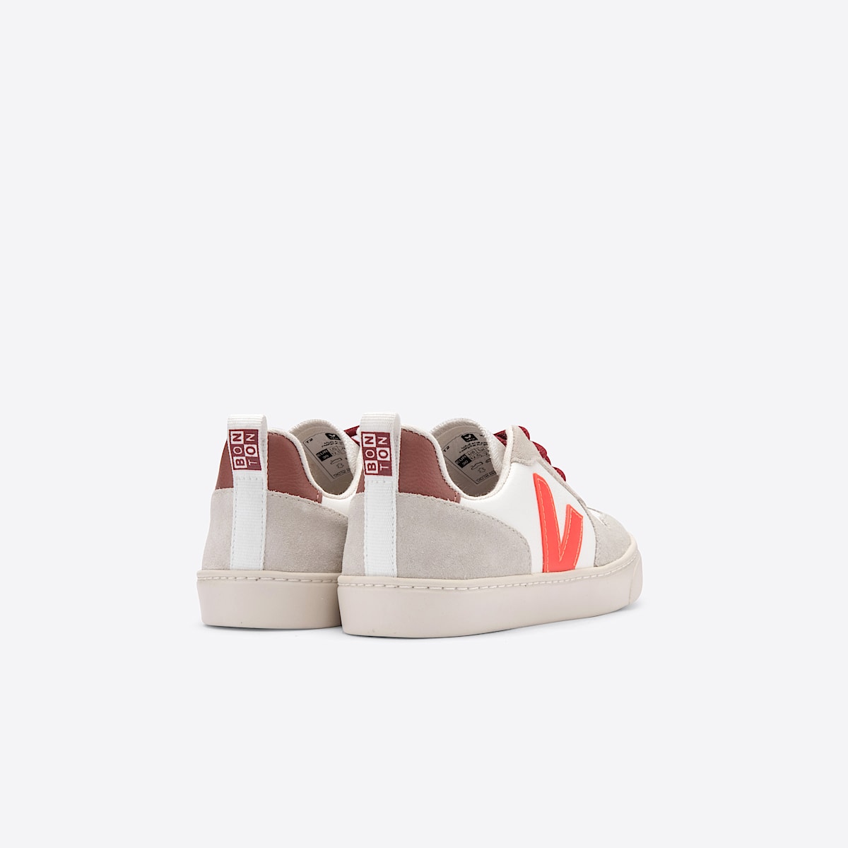 veja sneakers small-v-10-laces leather white CX0512457 Back view