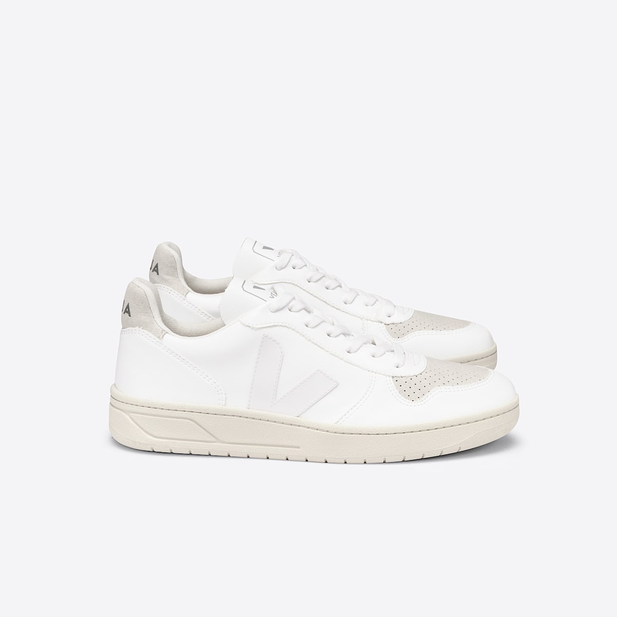 veja sneakers v-10 vegan white VX0702530 Lateral view