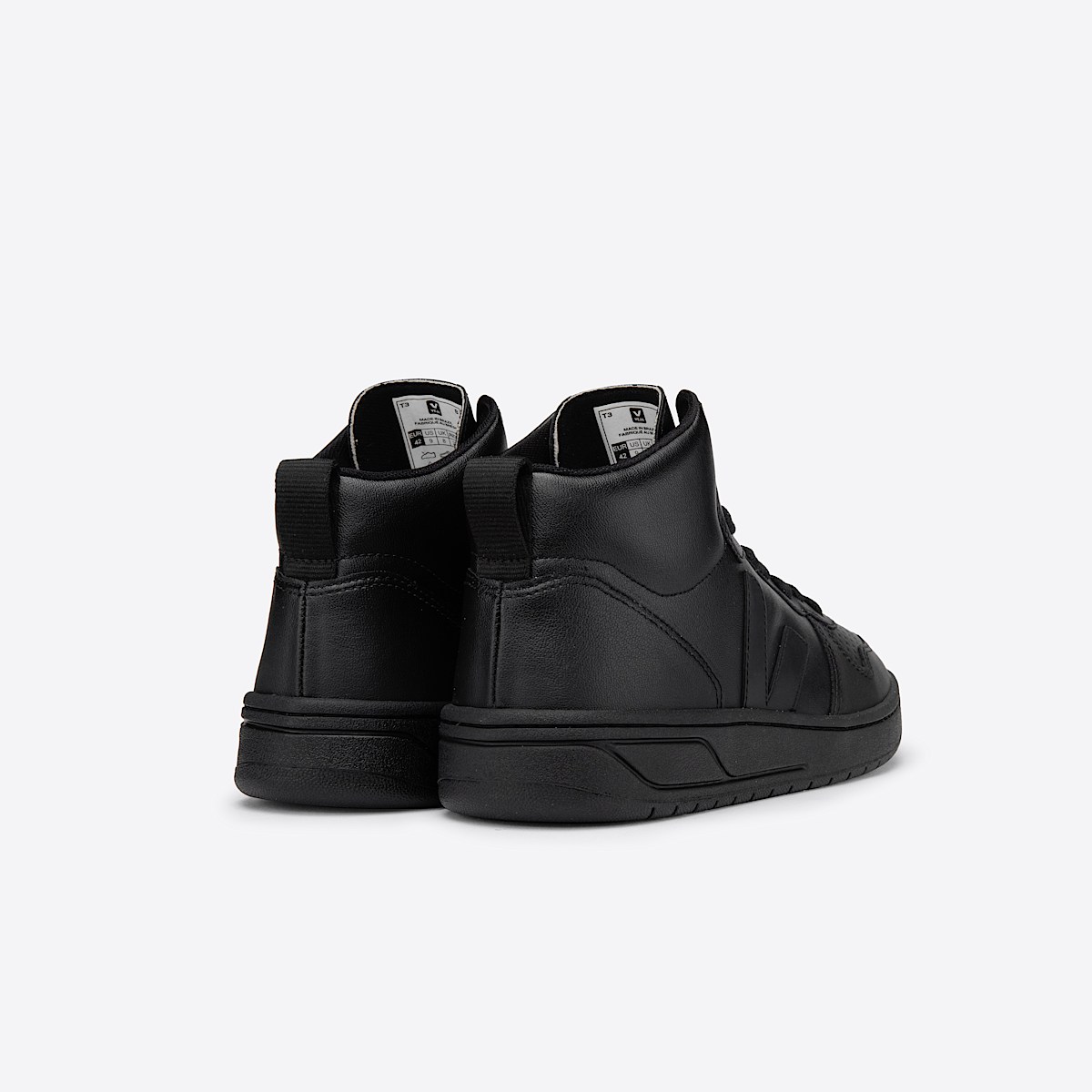 veja sneakers v-15 vegan black VQ0702597 Back view