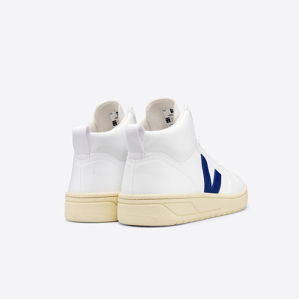 veja sneakers v-15 vegan white VQ0702687 Back view