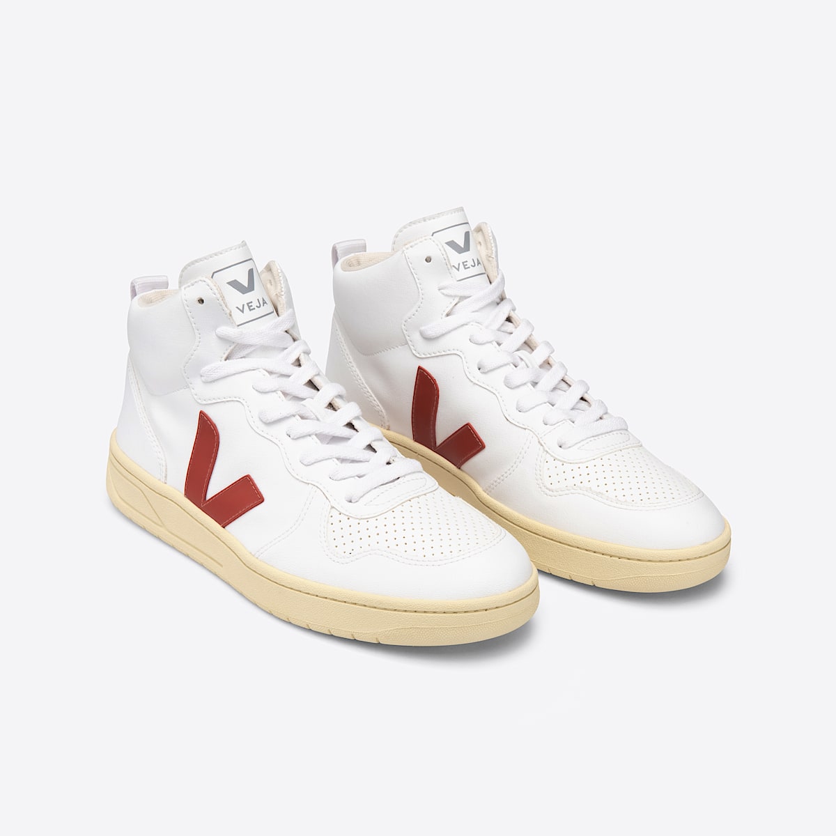veja sneakers v-15 vegan white VQ0702665 Top view