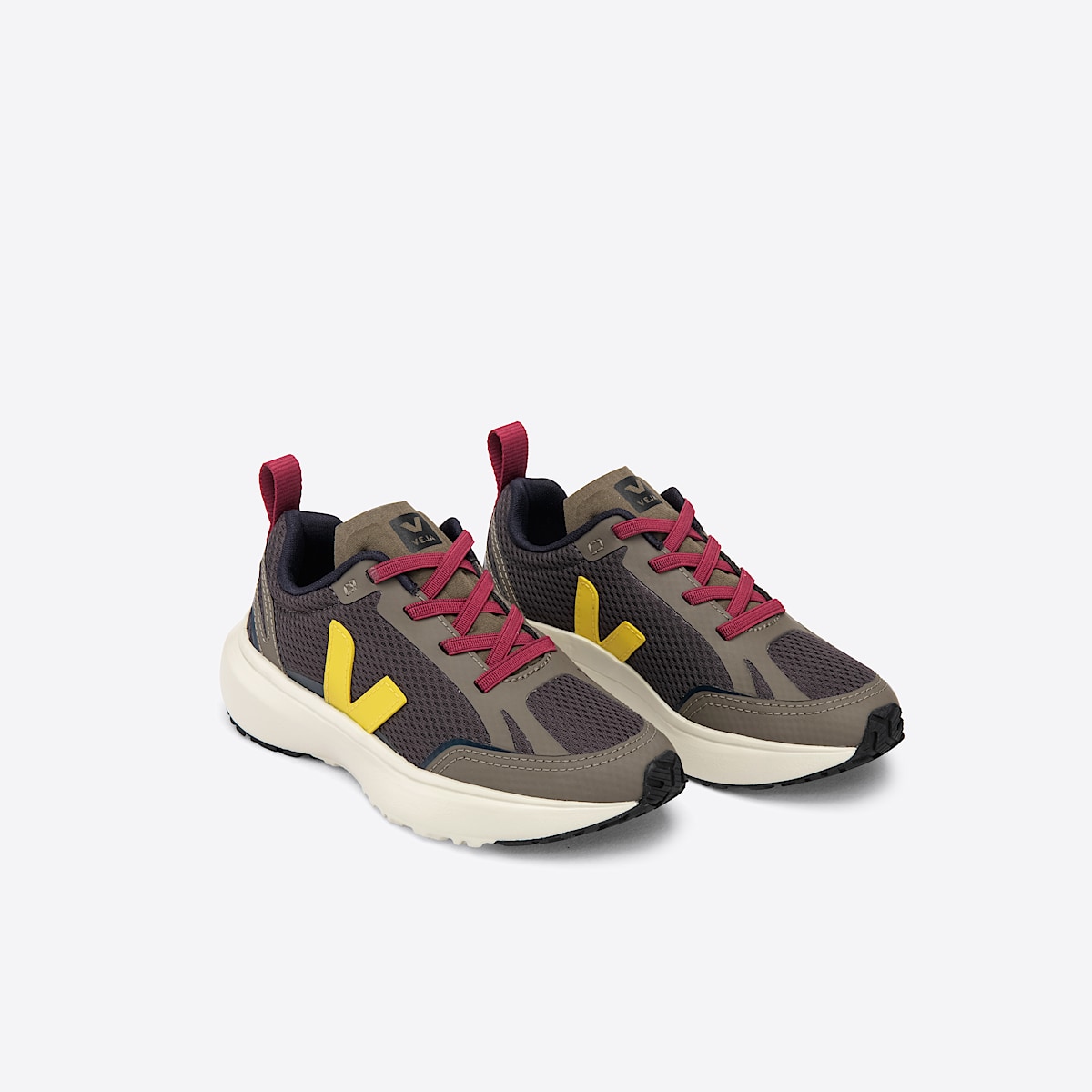veja sneakers small-canary-el reciclado gris YE0102727 Top view