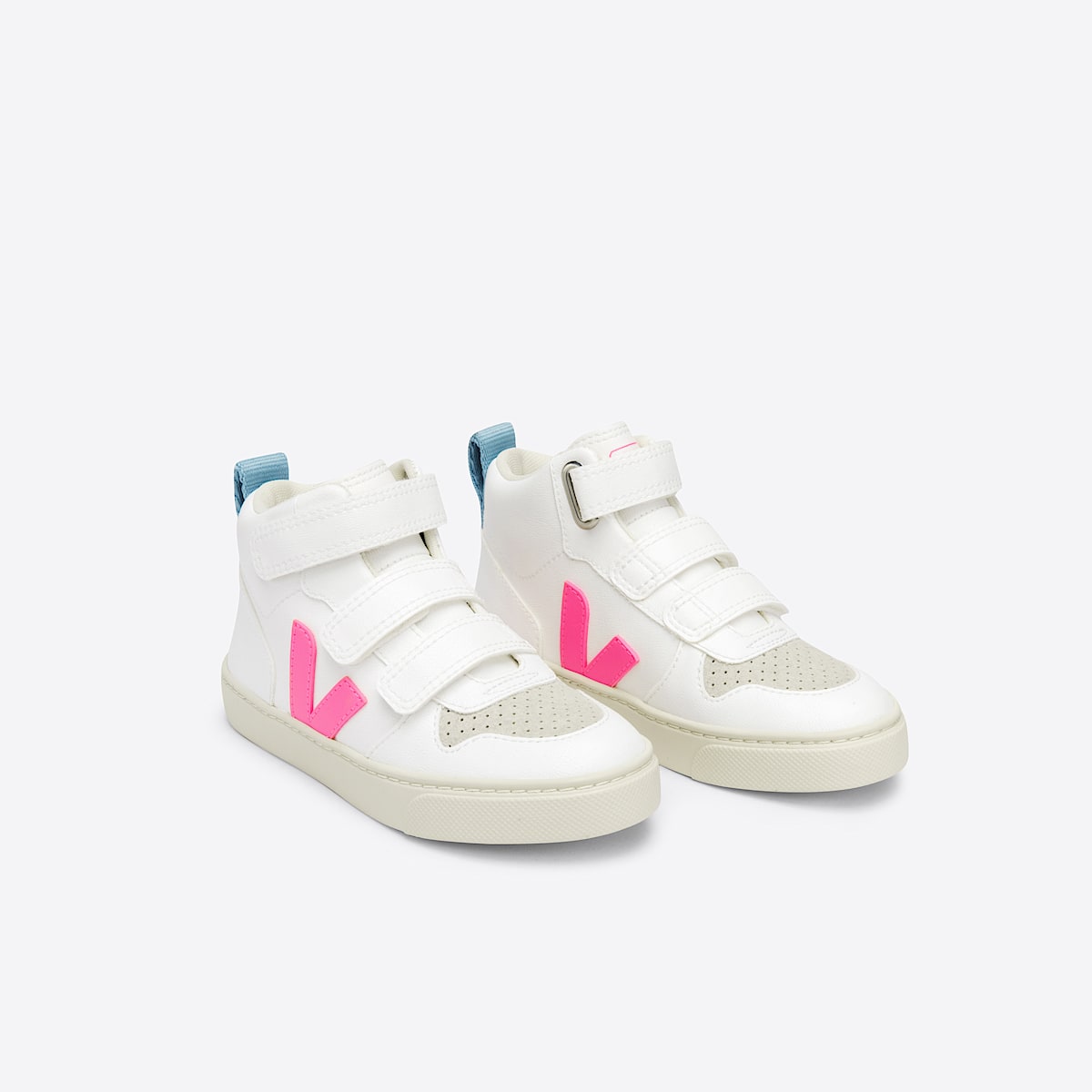 veja sneakers small-v-10-mid vegan white DV0702717 Top view