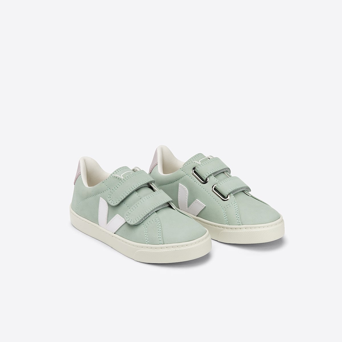 veja sneakers small-esplar 牛皮 绿色 SV1302774 Top view
