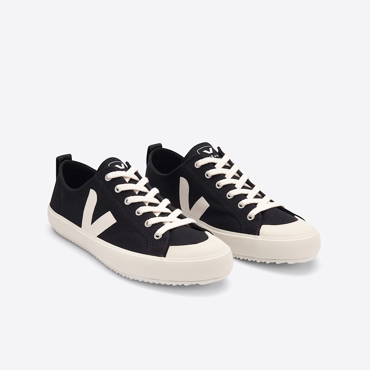 veja sneakers nova organic-cotton black NA0101397 Top view