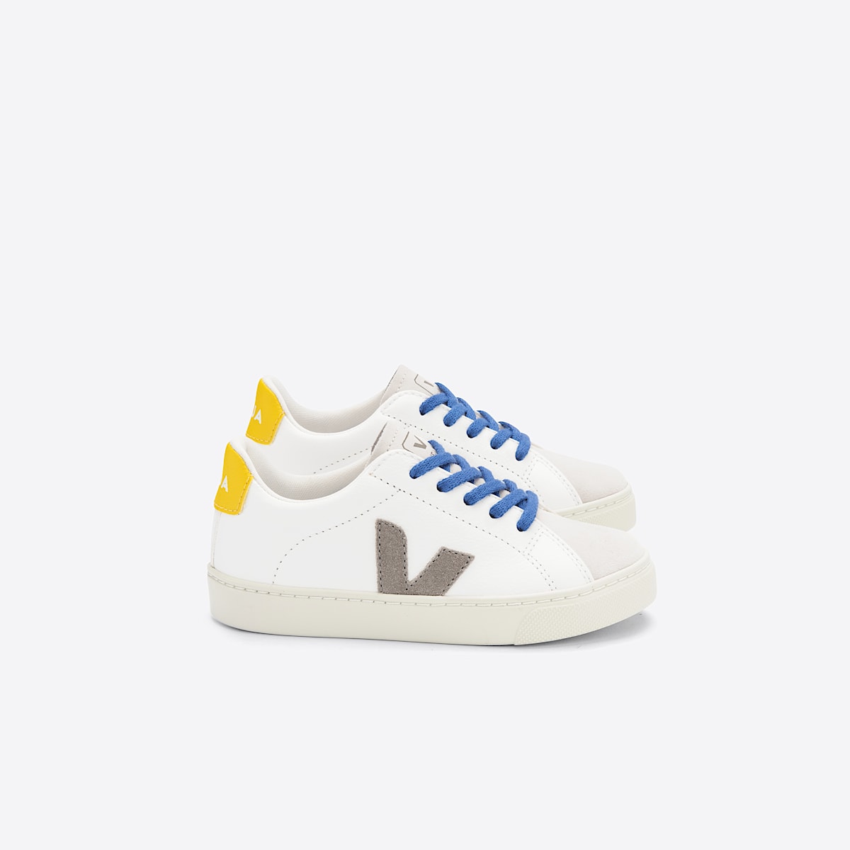 veja baskets small-esplar-laces cuir blanc RS0502855 Lateral view