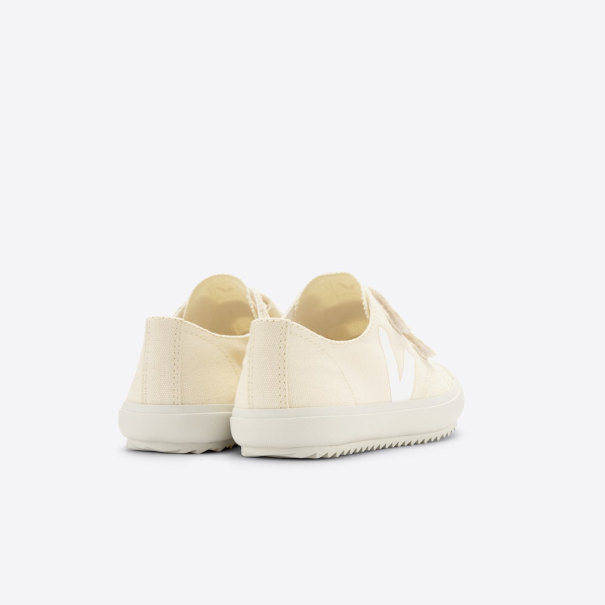 veja zapatillas small-ollie algodón-orgánico beige OV0103056 Back view